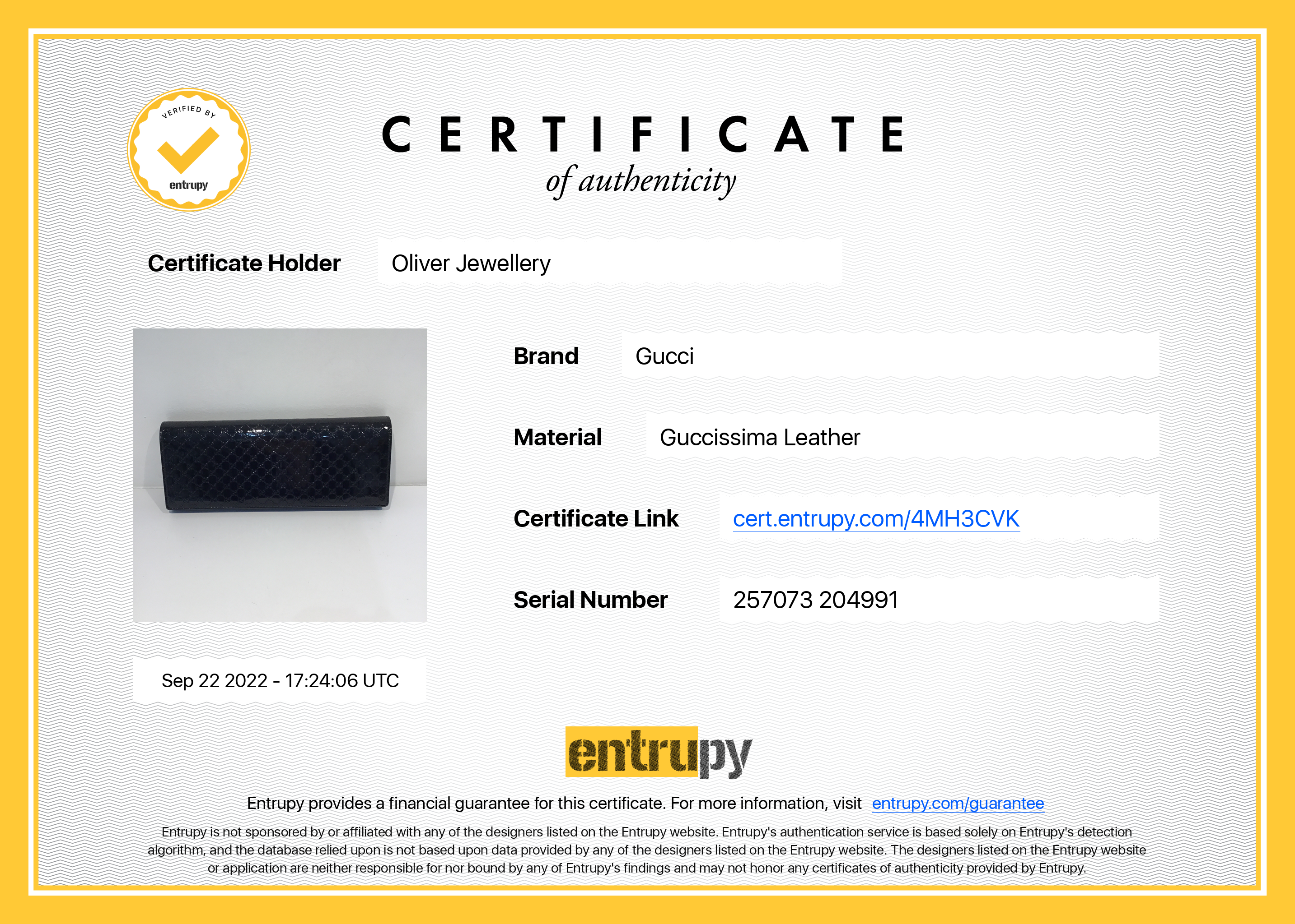 Gucci Black Microguccissima Patent Leather Broadway Clutch