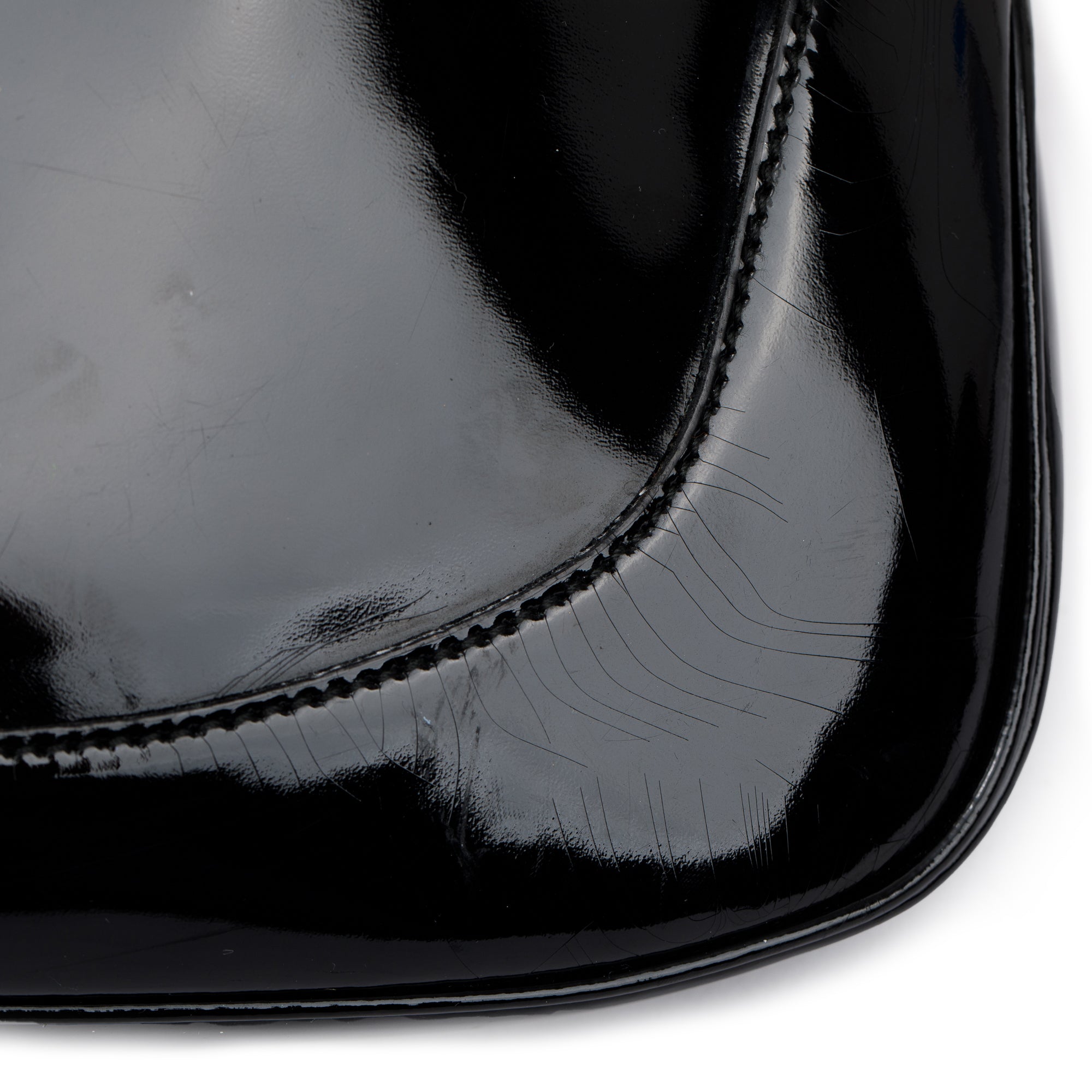 Gucci Black Patent Leather Medium Jackie Hobo Bag