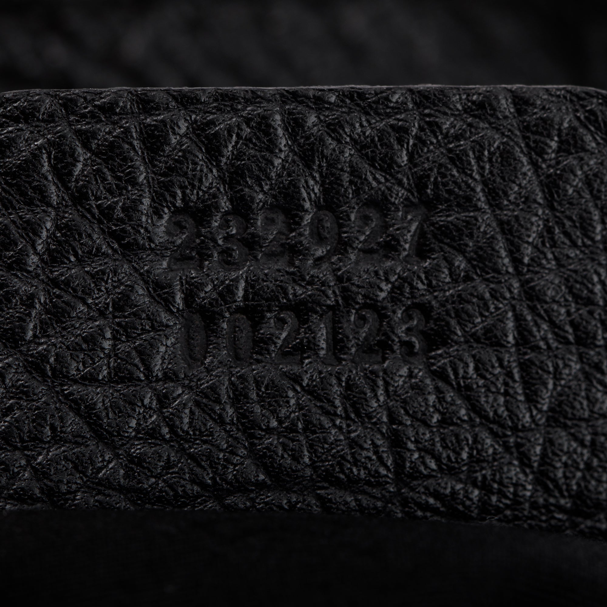 Gucci Black Pebbled Calfskin Leather Large Bamboo Bar Tote