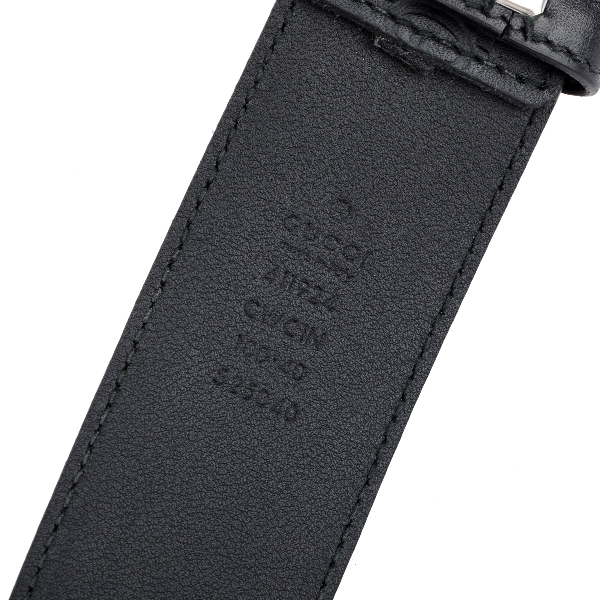 Gucci Black Signature Leather Belt with G Buckle