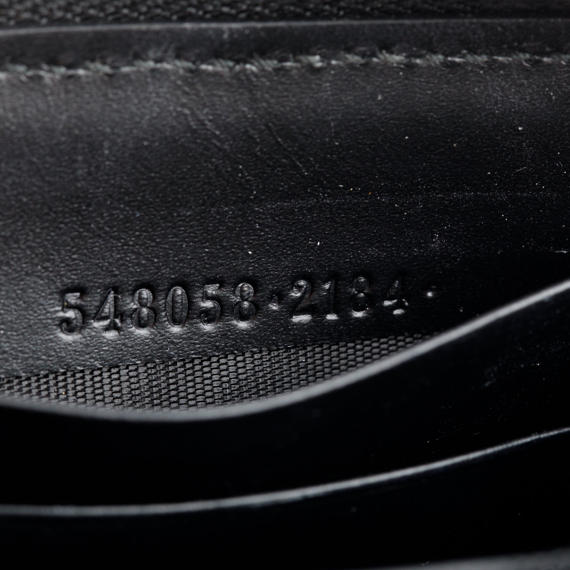 Gucci Black Signature Leather Cat Head Continental Zip Wallet