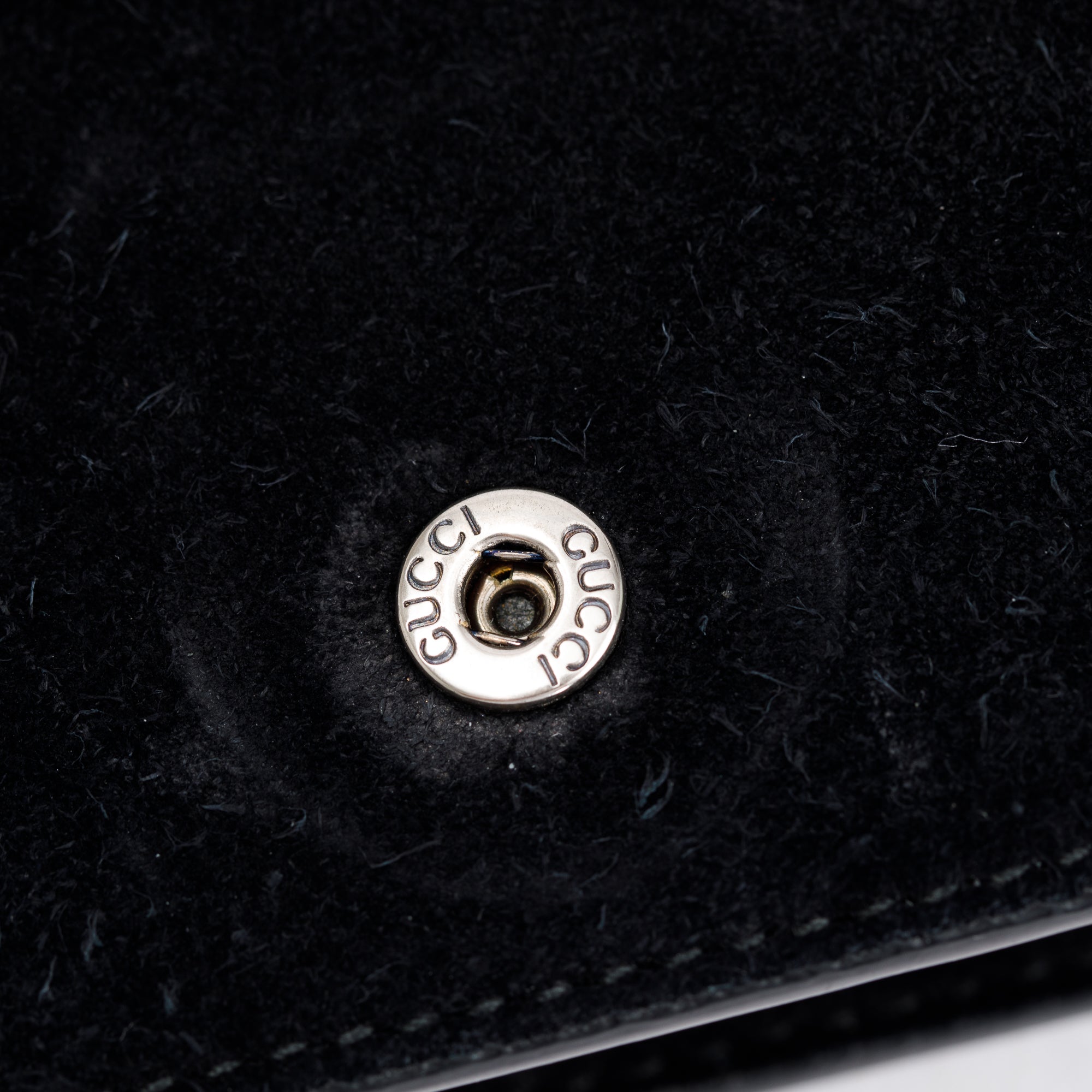 Gucci Black Suede Dionysus Super Mini Bag