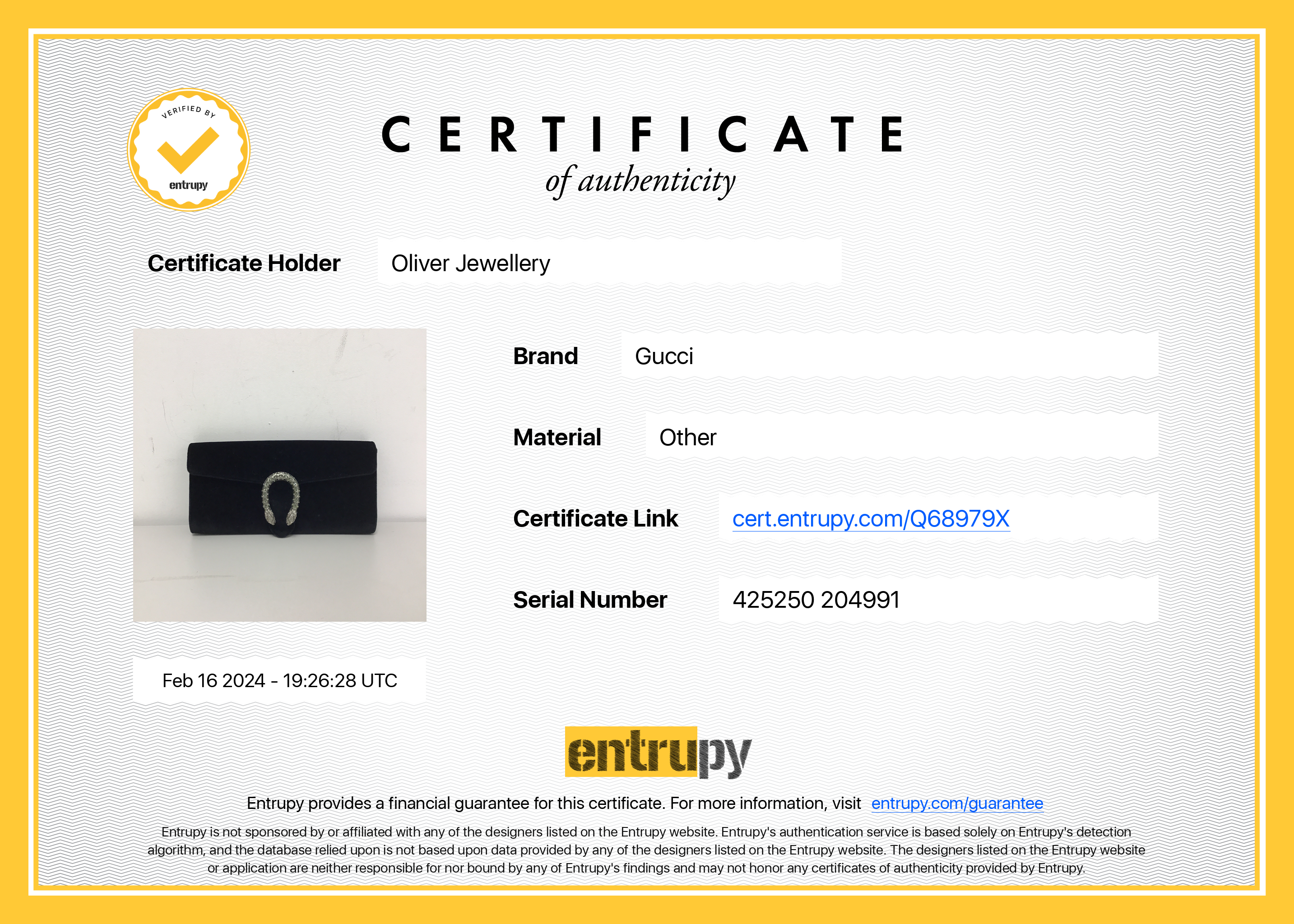 Gucci Black Velvet Dionysus Clutch