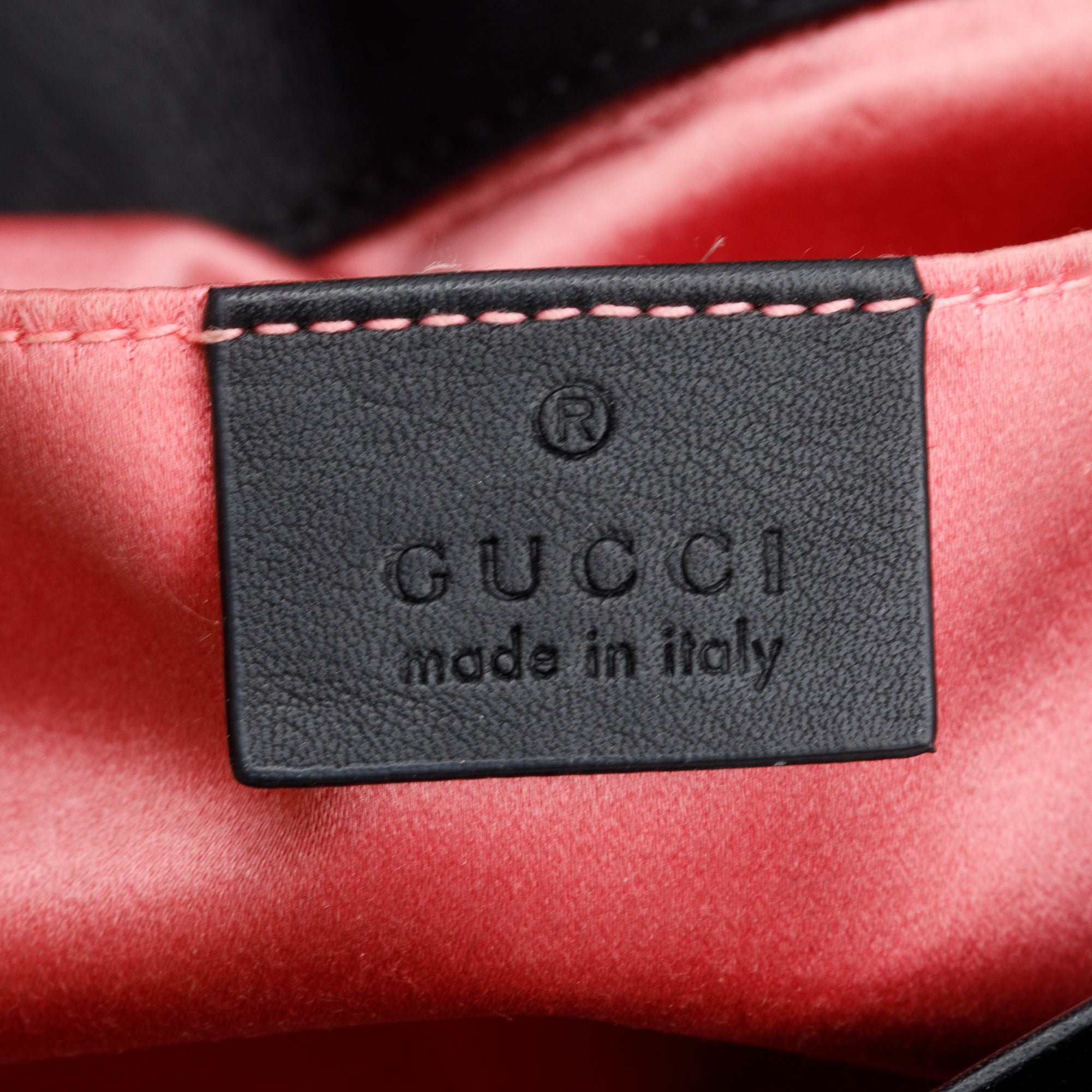 Gucci Black Velvet Matelasse GG Marmont Mini Shoulder Bag