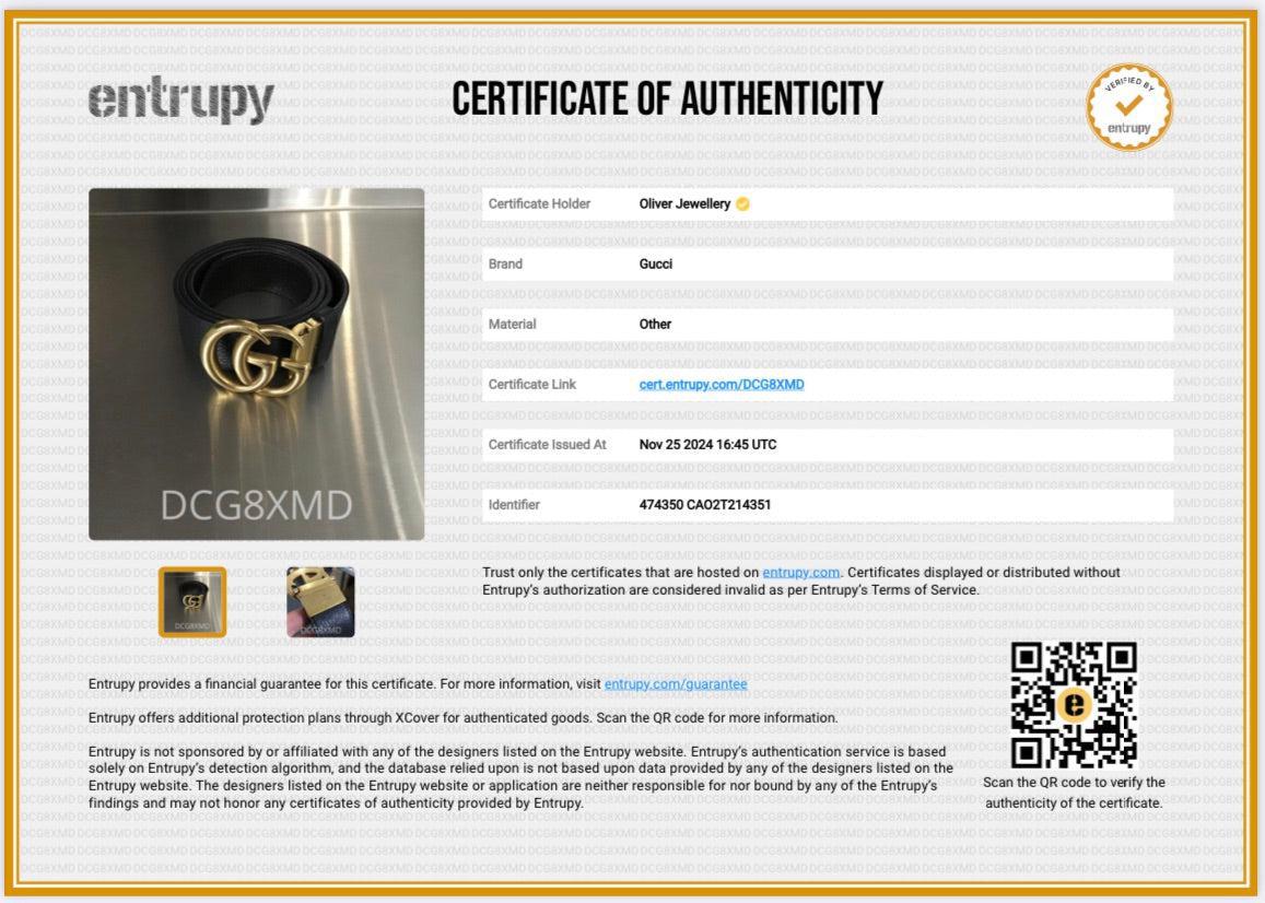 Gucci Black/Brown Reversible Leather Belt with Double G Buckle 100 40 w/ Box