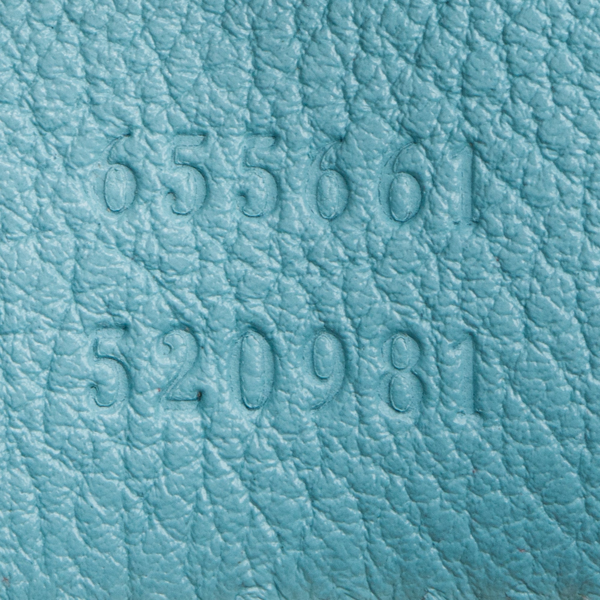 Gucci Blue Calfskin Leather Diana Mini Tote Bag w/ Strap