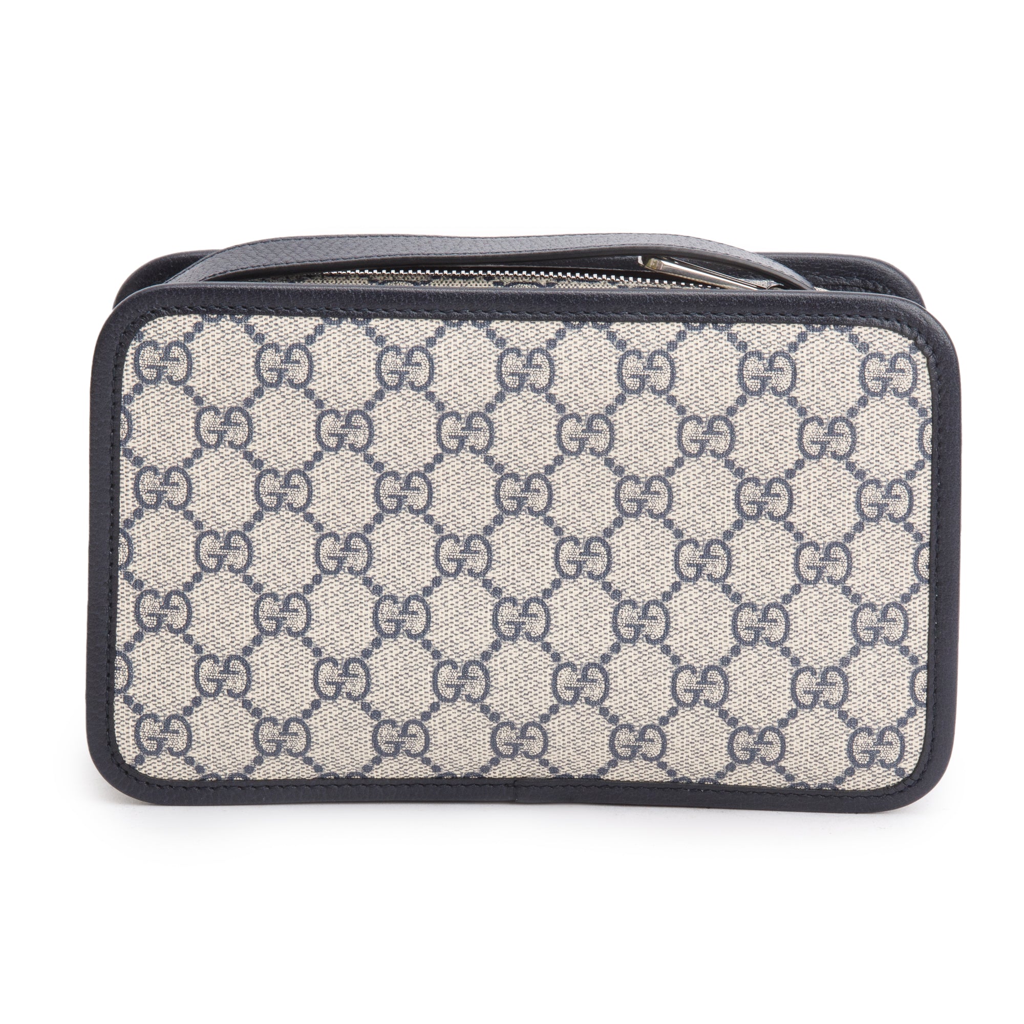 Gucci Blue GG Supreme Mini Bag with Interlocking G w/ Box