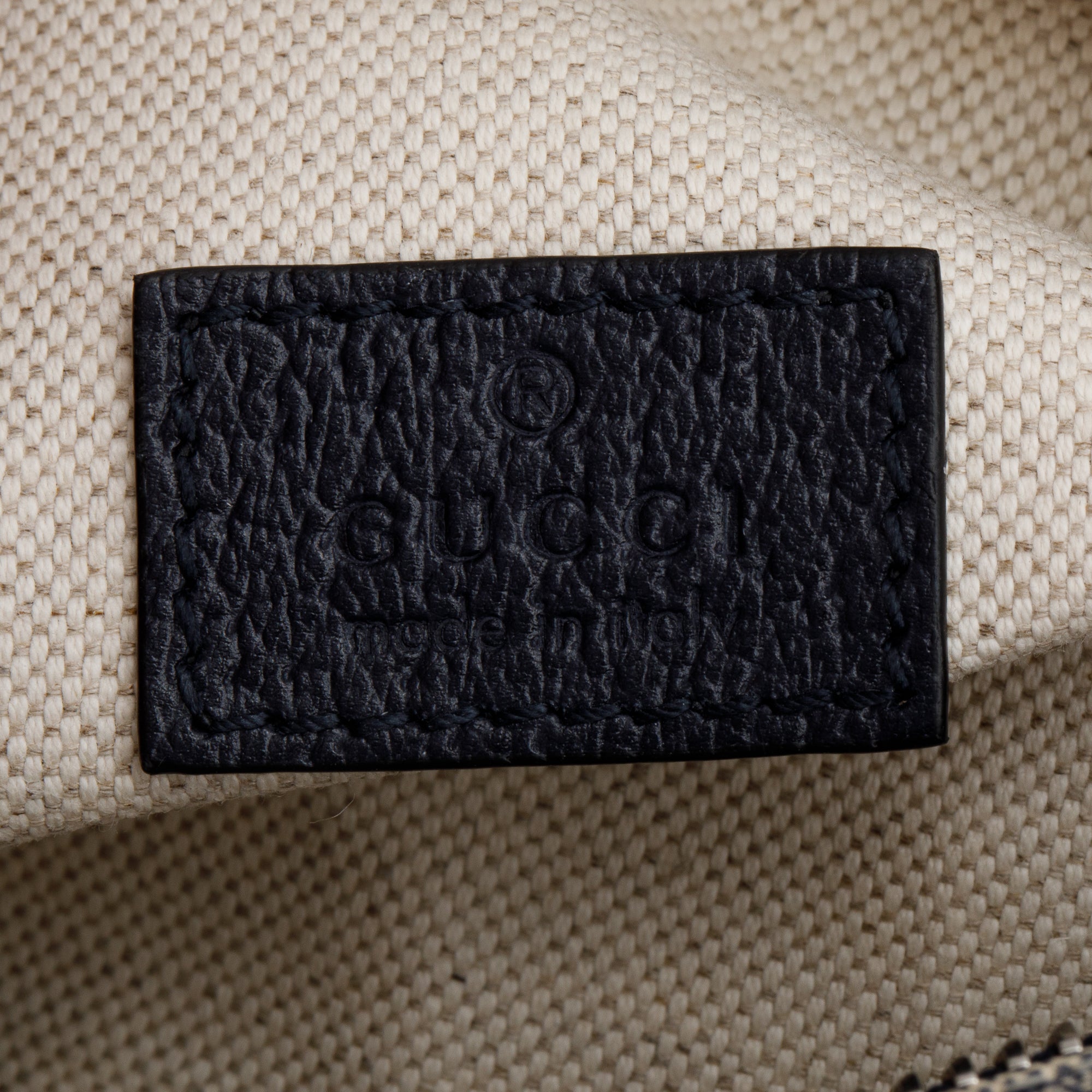 Gucci Blue GG Supreme Mini Bag with Interlocking G w/ Box