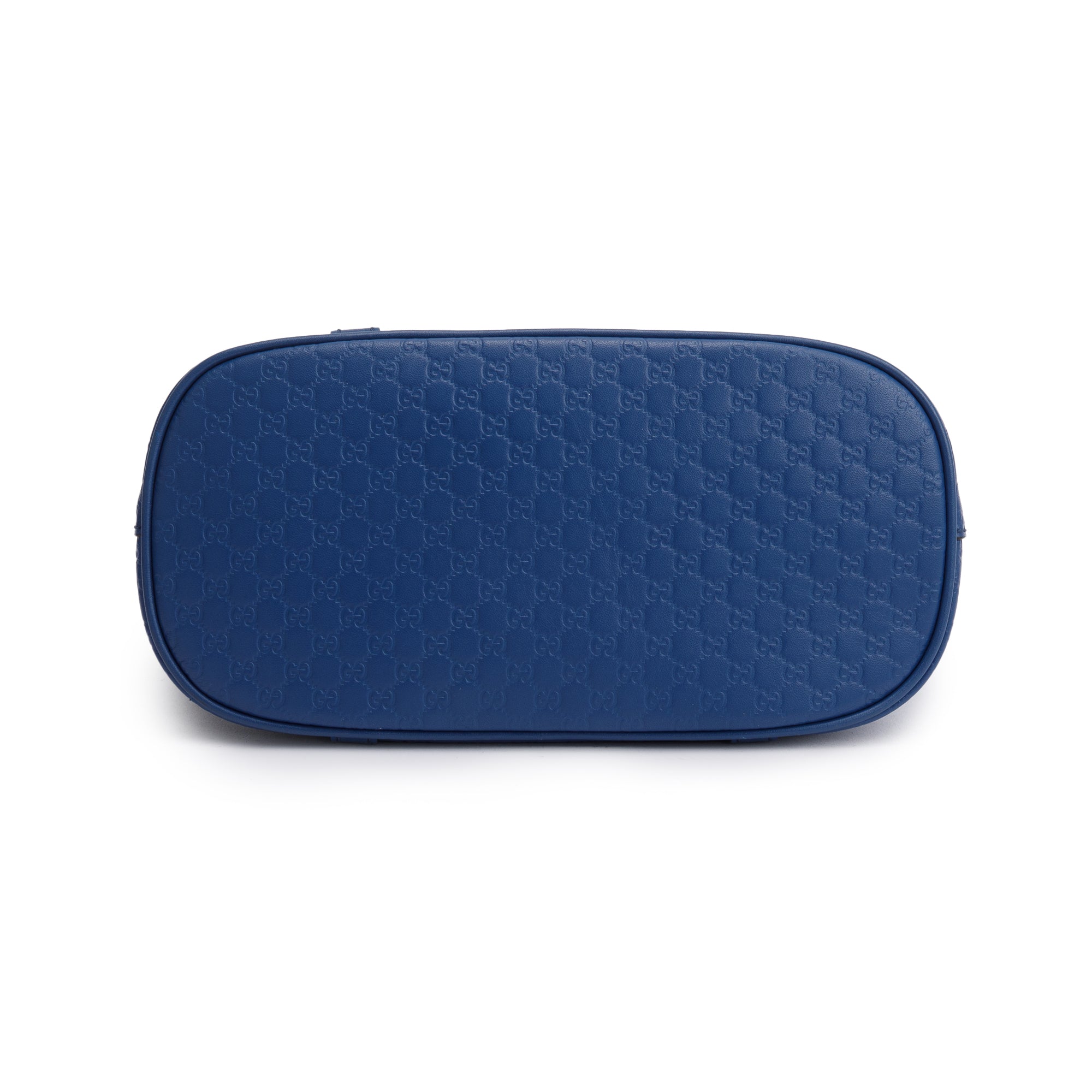 Gucci Blue Microguccissima Leather Mini Dome Bag w/ Strap