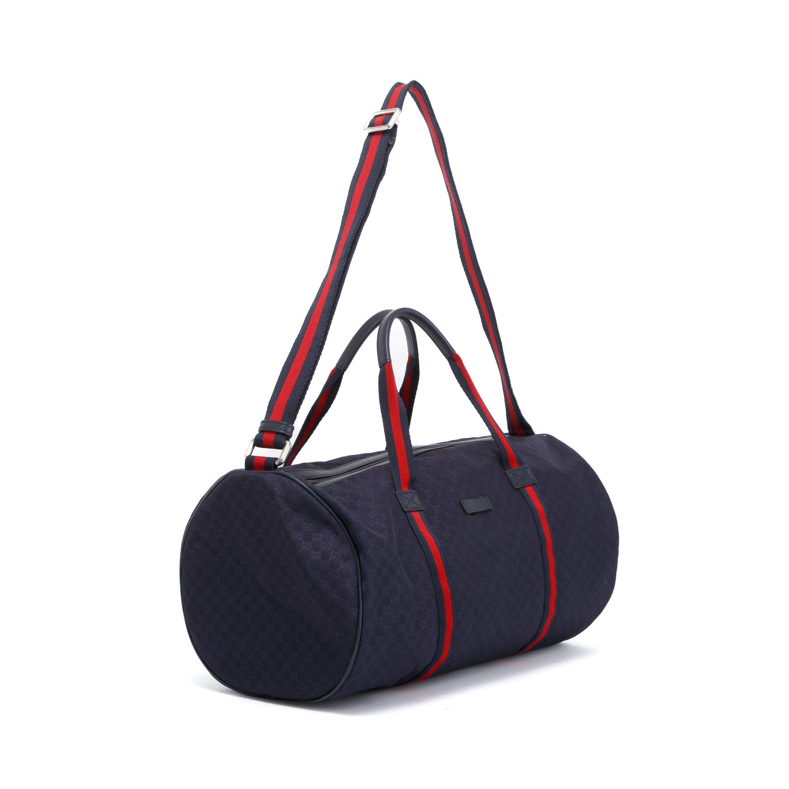 Gucci Blue Microguccissima Nylon Kid's Gym Bag