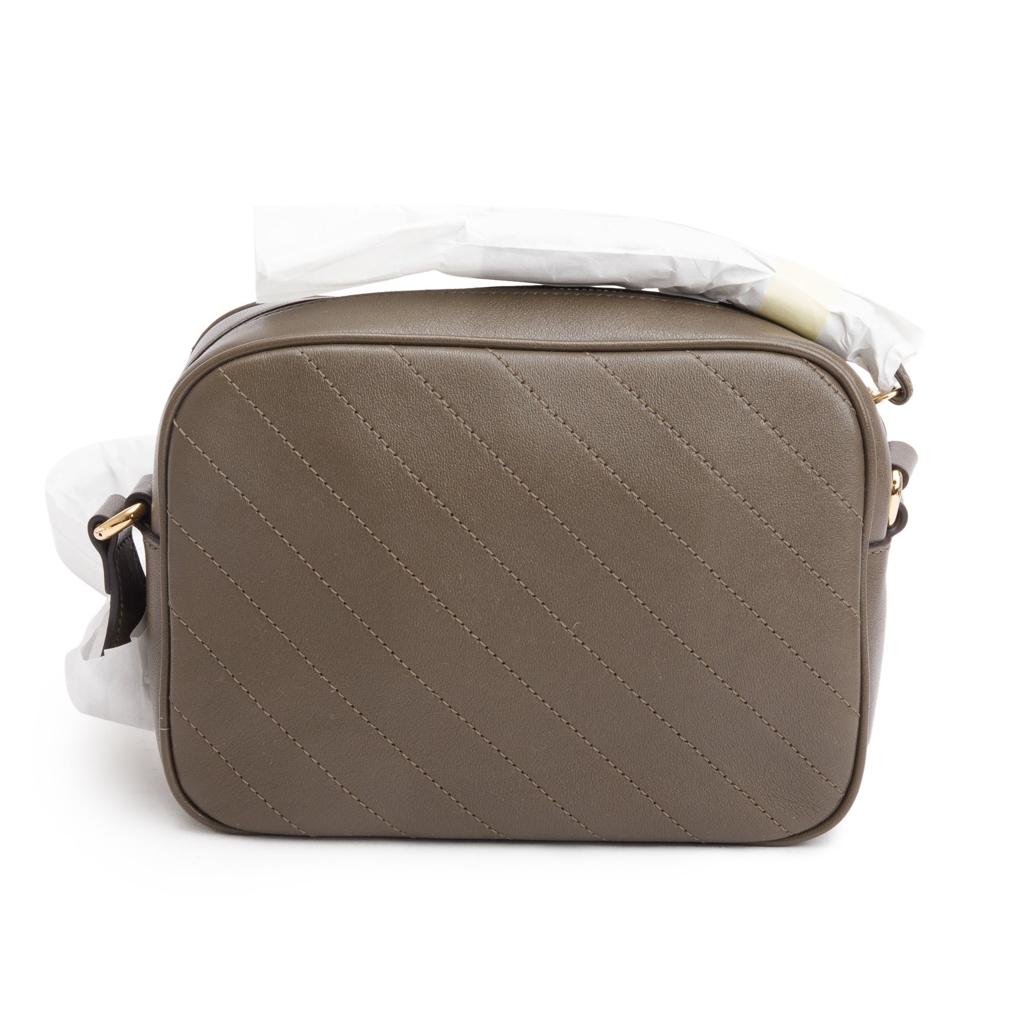 Gucci Brown Calfskin Leather Mini Blondie Shoulder Bag