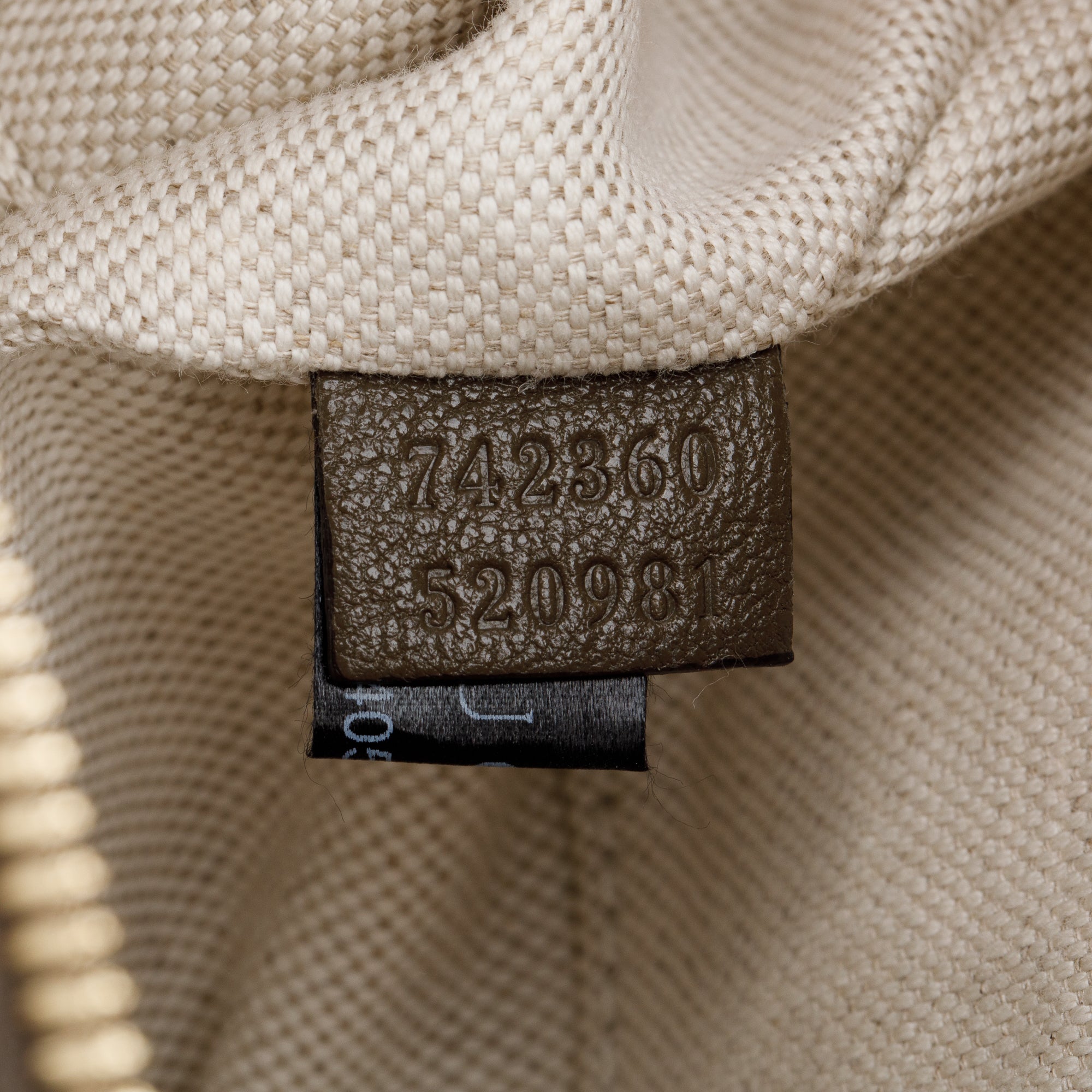 Gucci Brown Calfskin Leather Mini Blondie Shoulder Bag