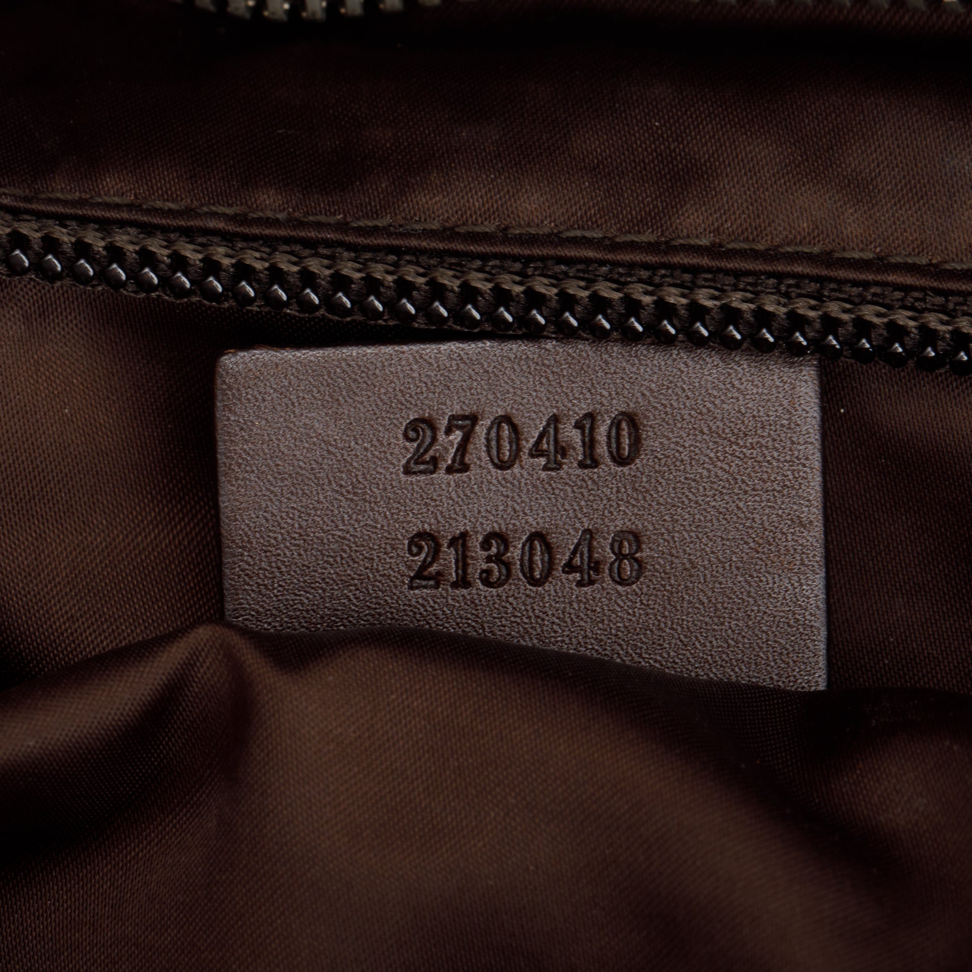 Gucci Brown Diamante Web Nylon Messenger Bag