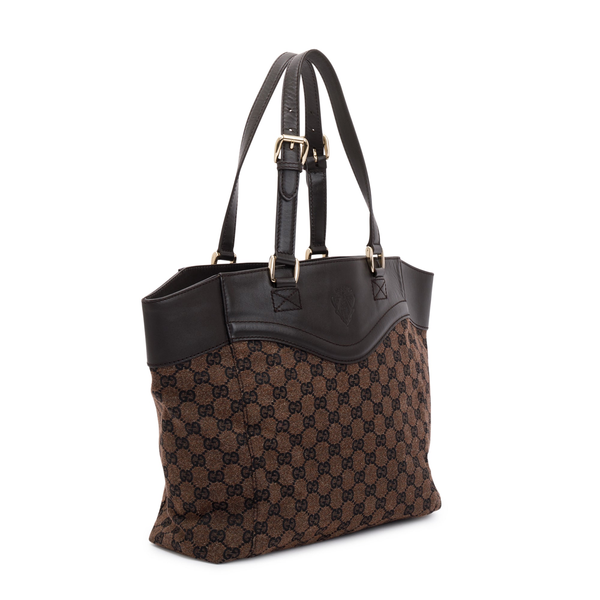 Gucci Brown GG Canvas Town Tote
