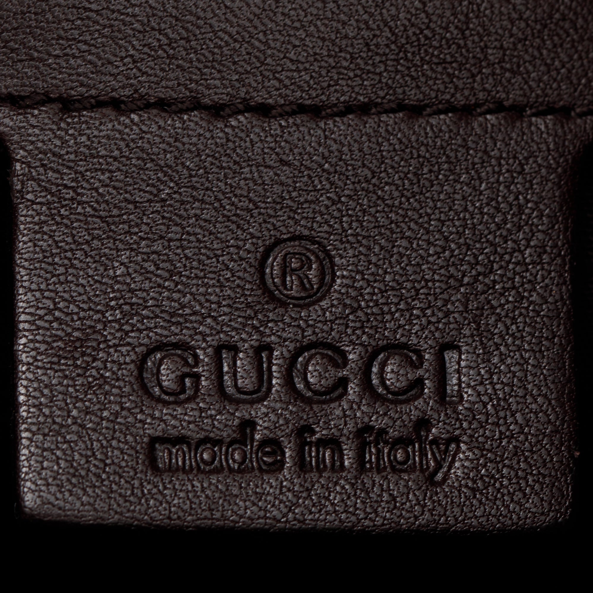 Gucci Brown GG Signature Leather Medium Twins Hobo