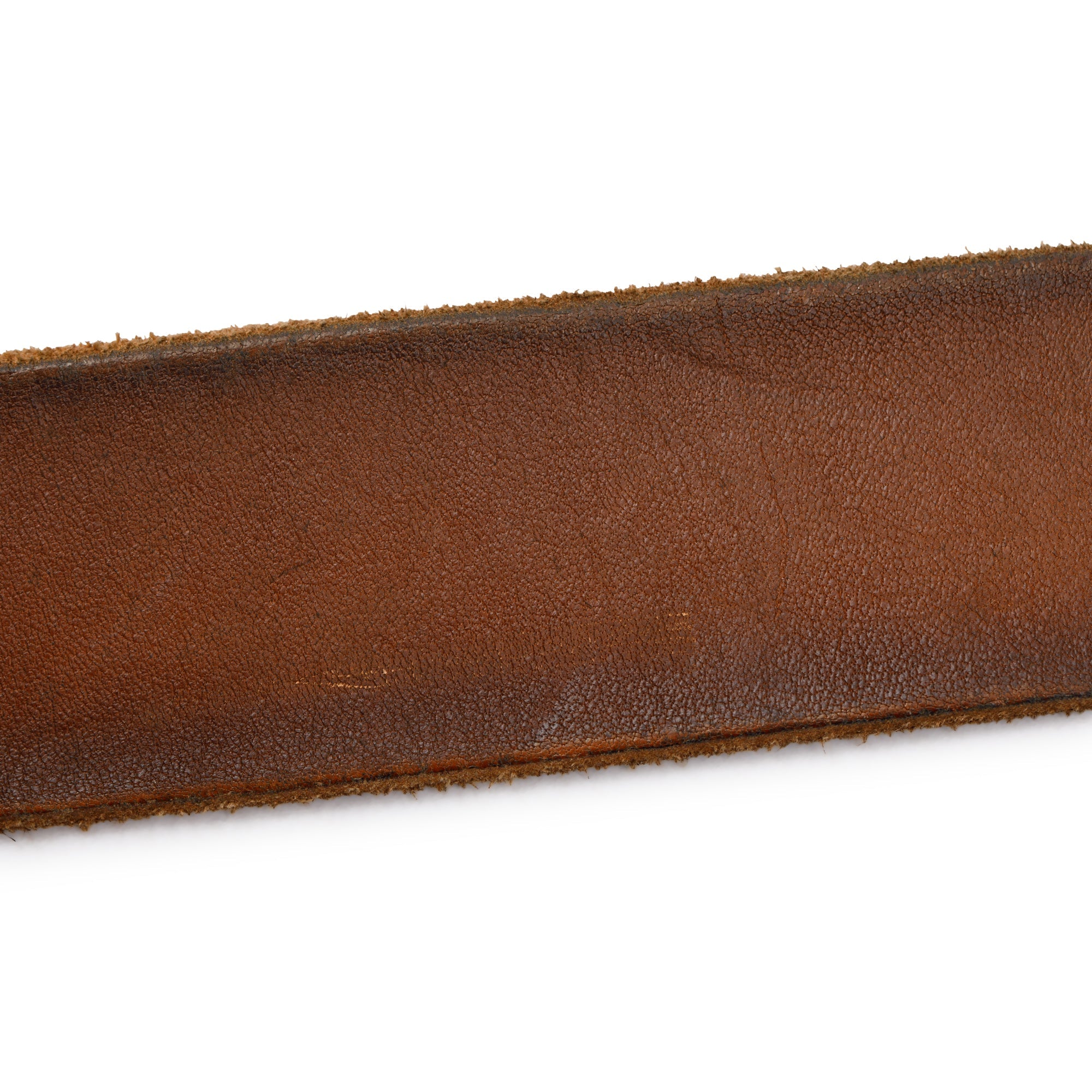 Gucci Brown Leather Belt with Double G Buckle w/ Box