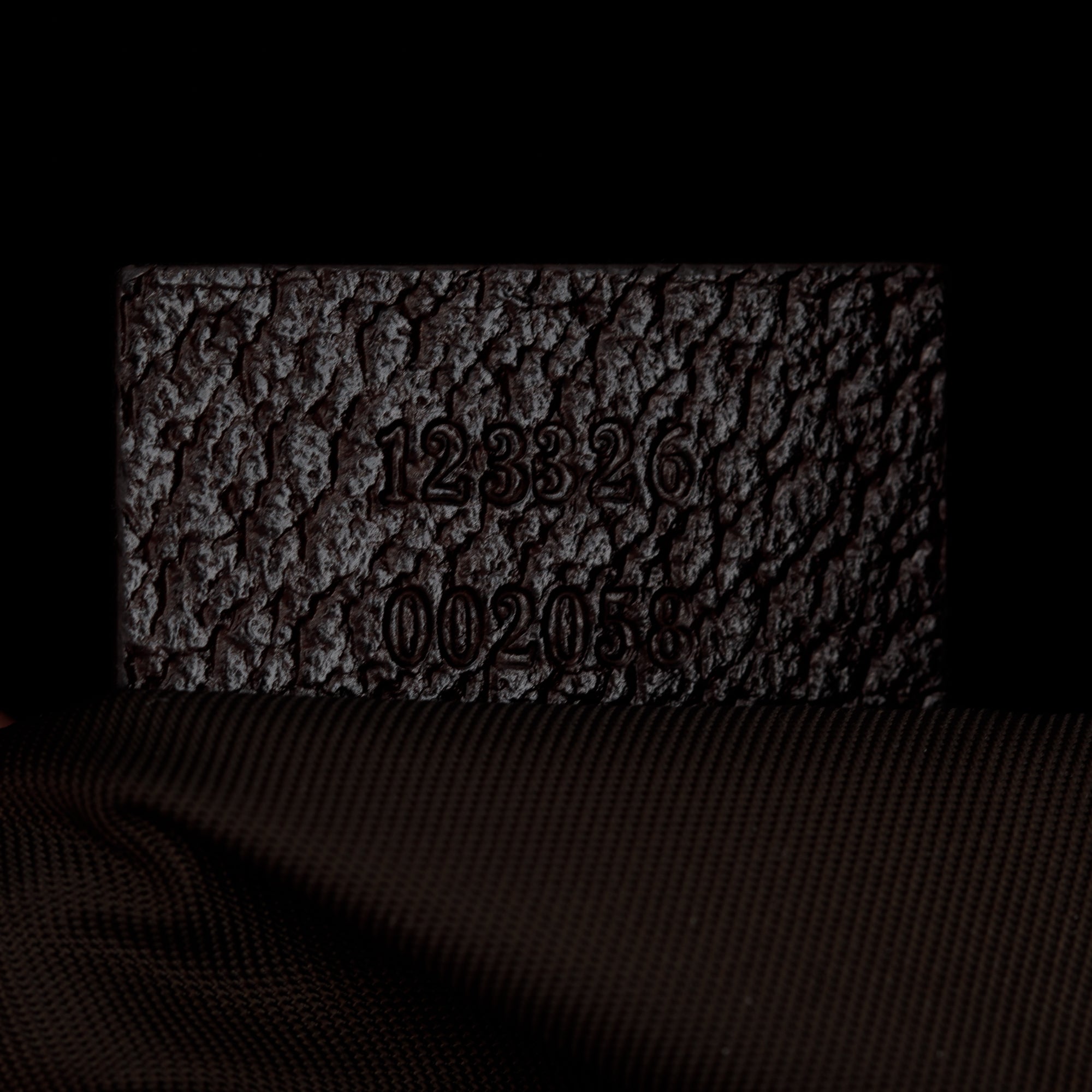 Gucci Brown Leather Trim GG Canvas Diaper Bag