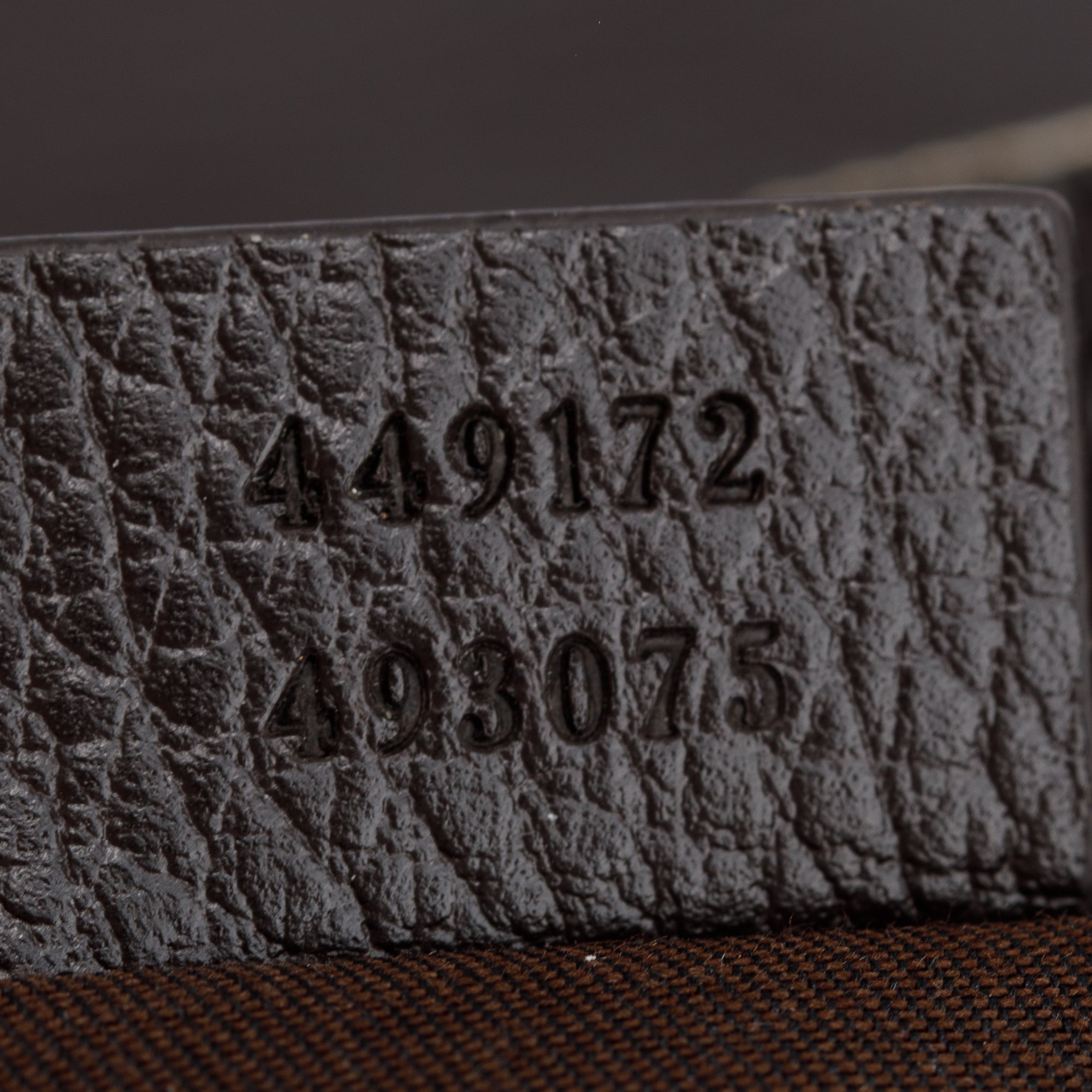 Gucci Brown Leather Trim GG Canvas Messenger Bag