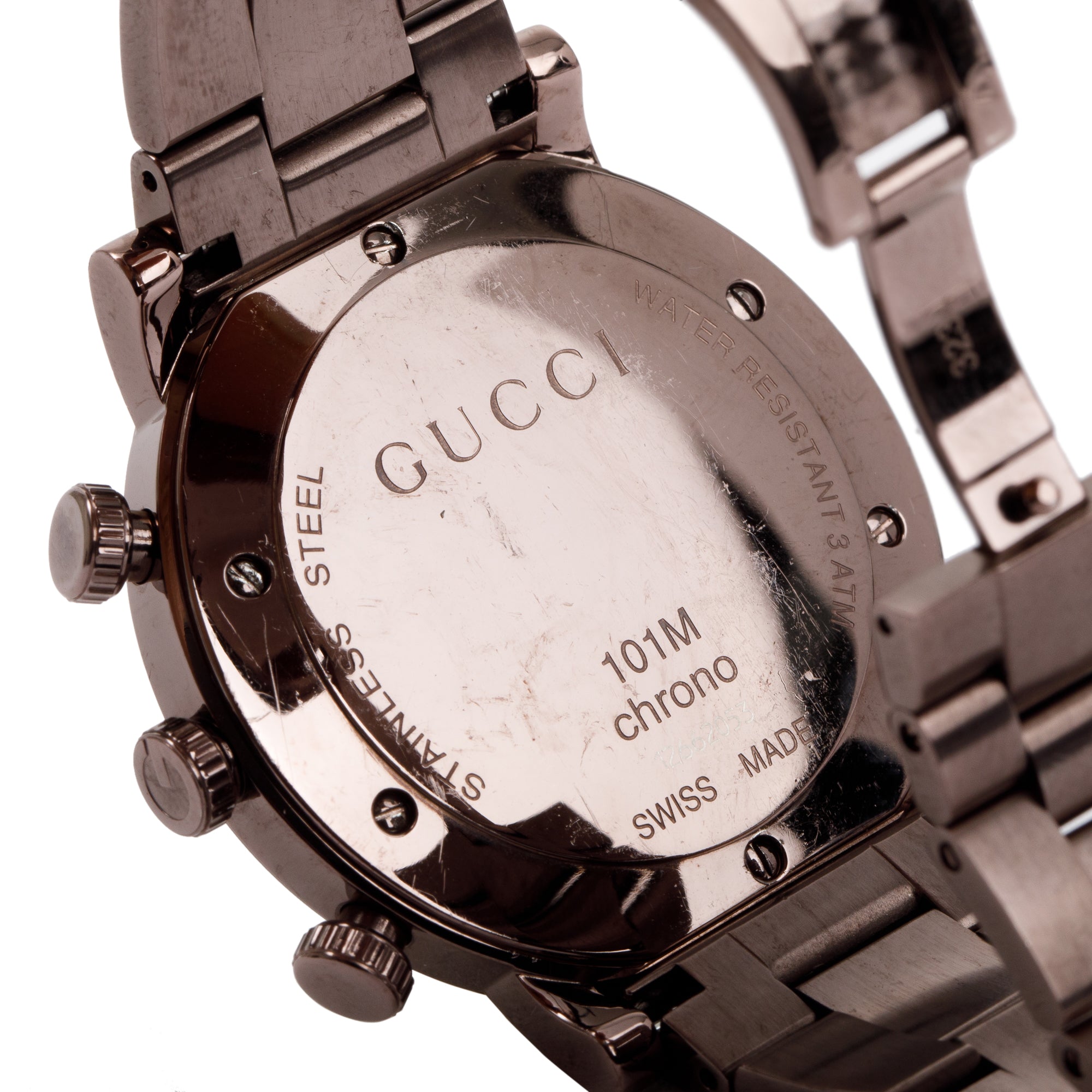Gucci Brown PVD Stainless Steel G-Chrono 44 MM Watch w/ Box