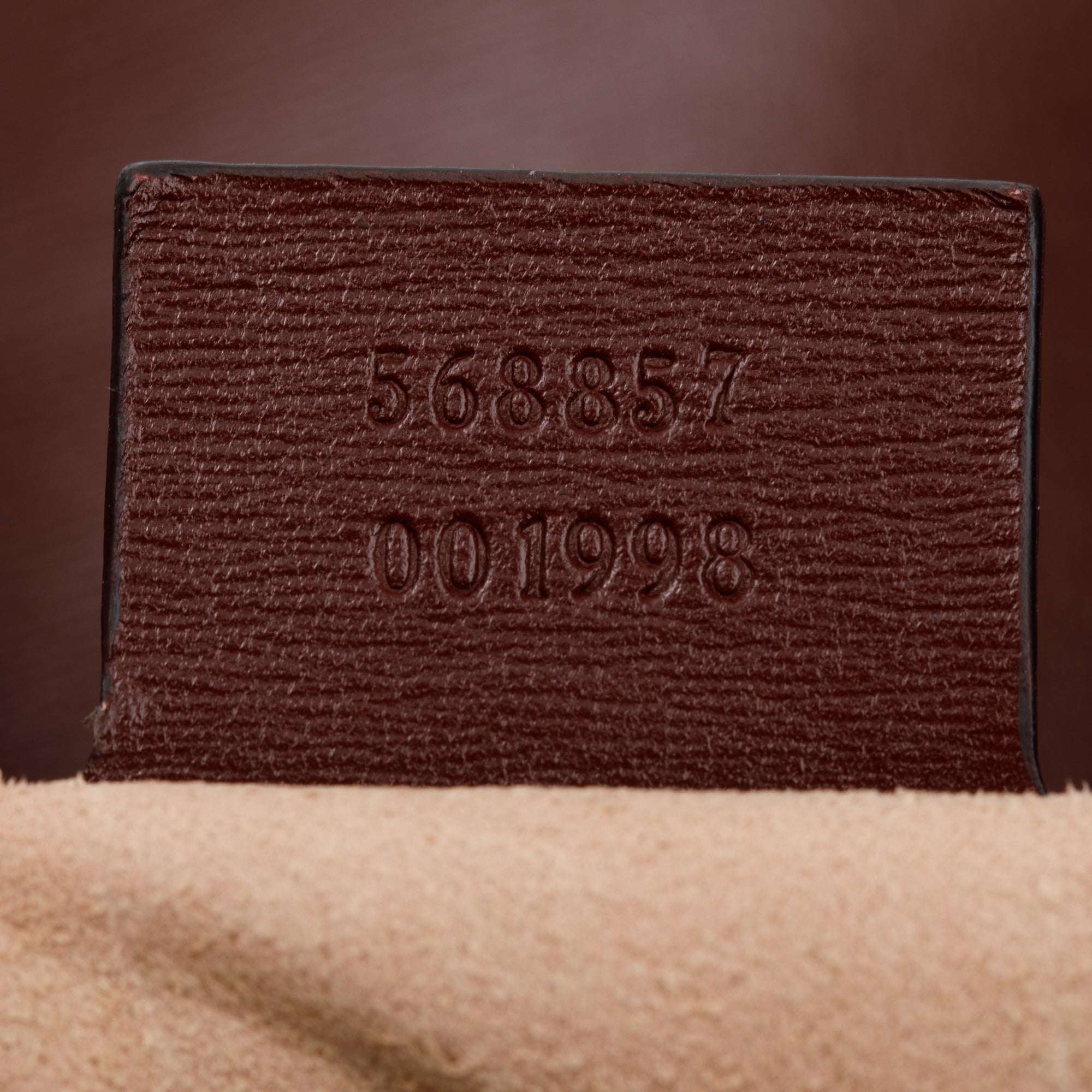 Gucci Burgundy GG Canvas & Calfskin Leather Medium Arli Shoulder Bag