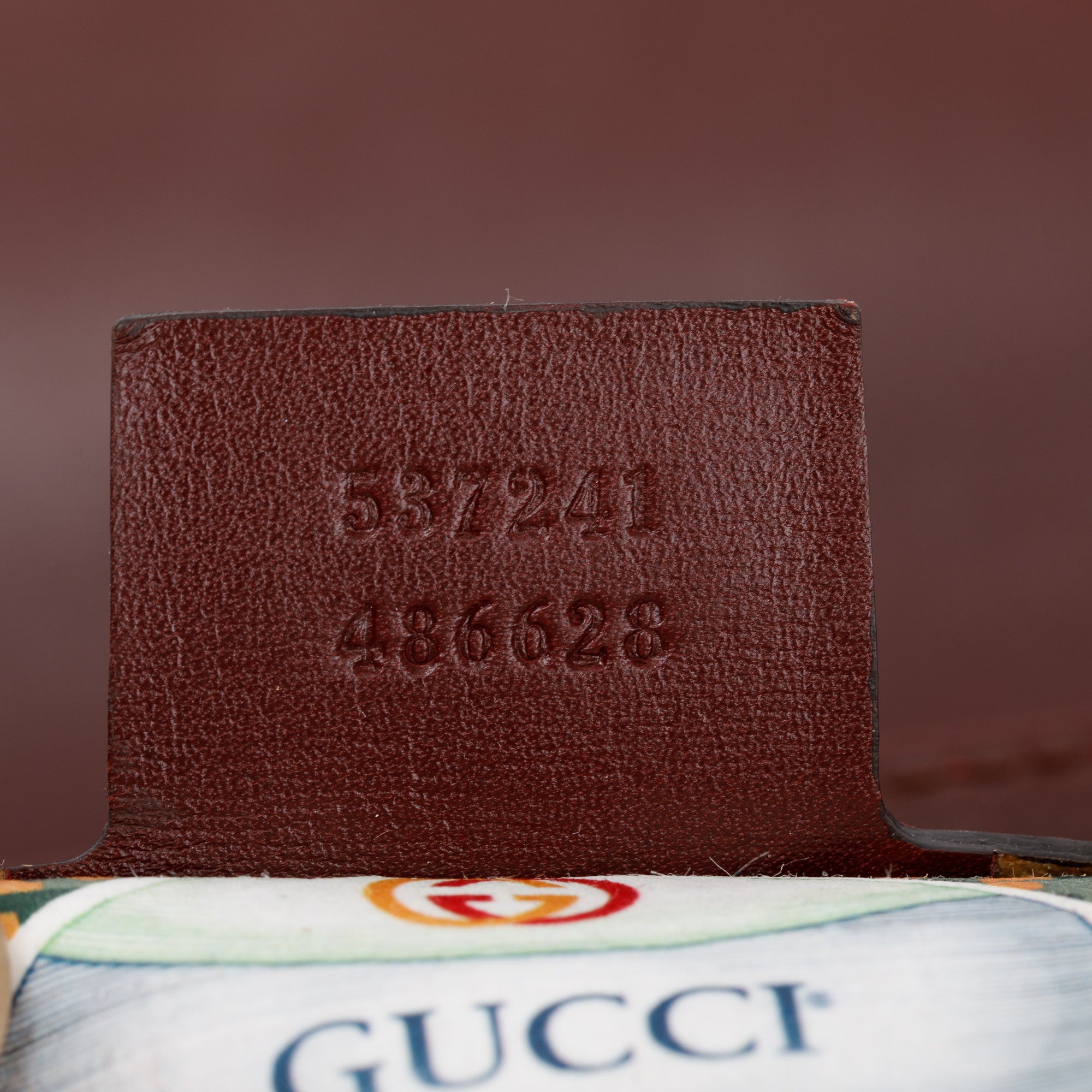 Gucci Burgundy Leather Medium Rajah Shoulder Bag w/ Box