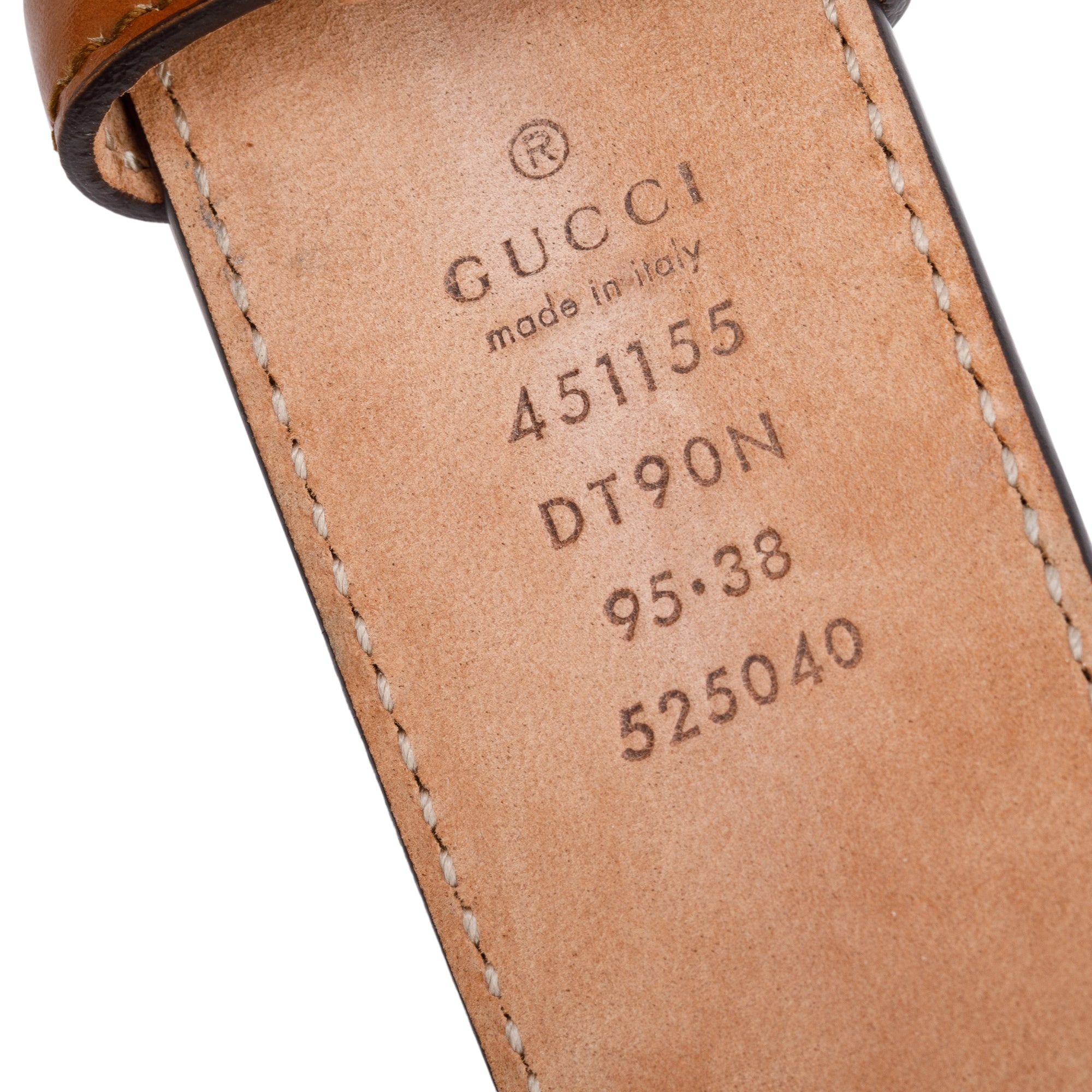 Gucci Dionysus Accent Brown Leather 30 MM Belt, 95 38