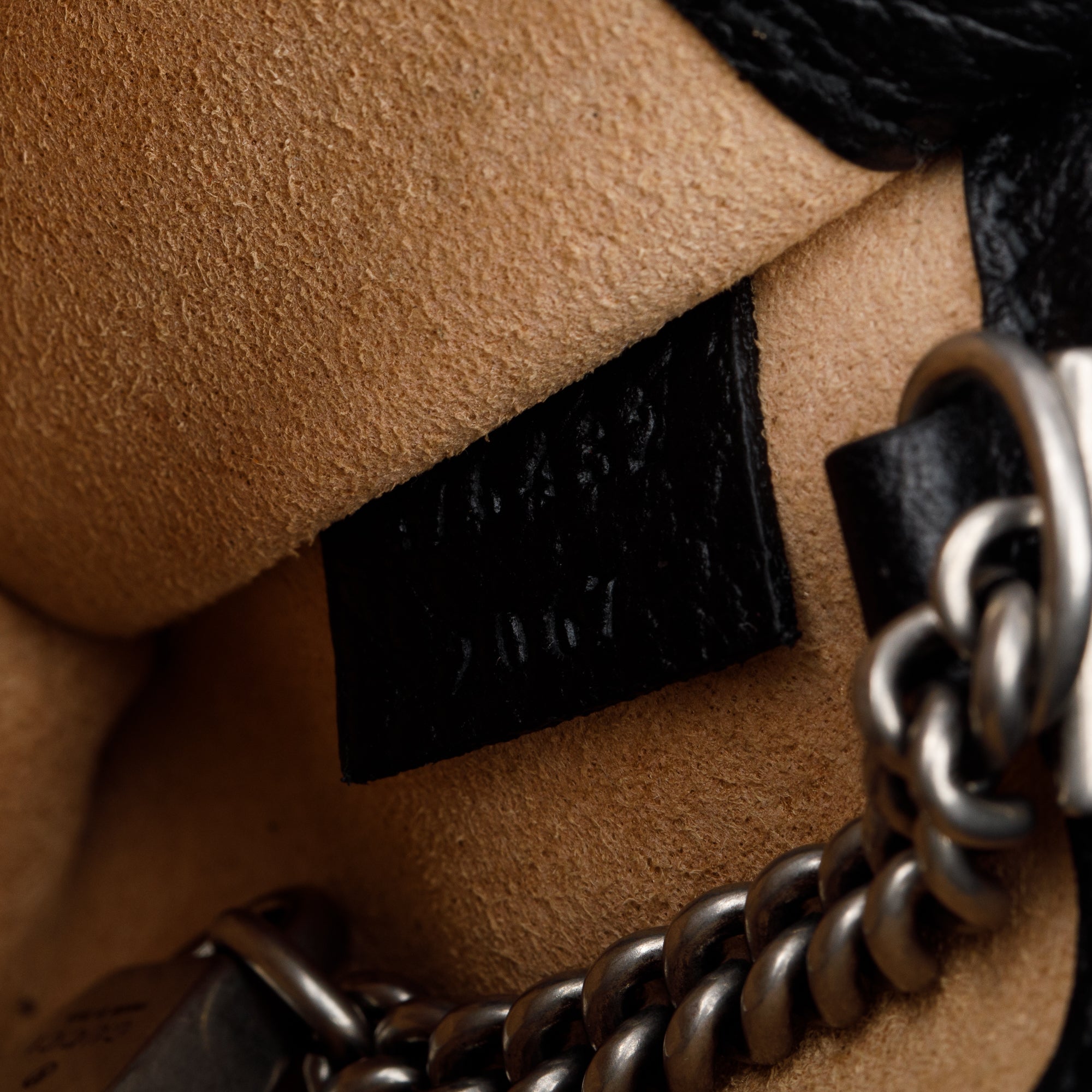 Gucci Dionysus Black Leather Super Mini Bag