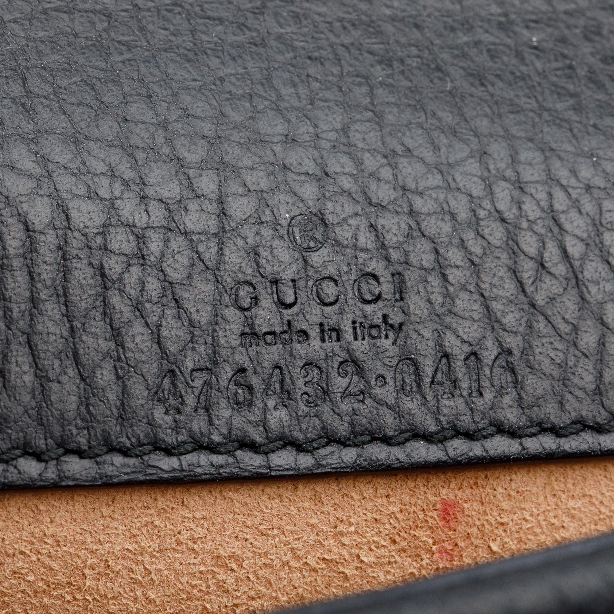 Gucci Dionysus Black Leather Super Mini Bag