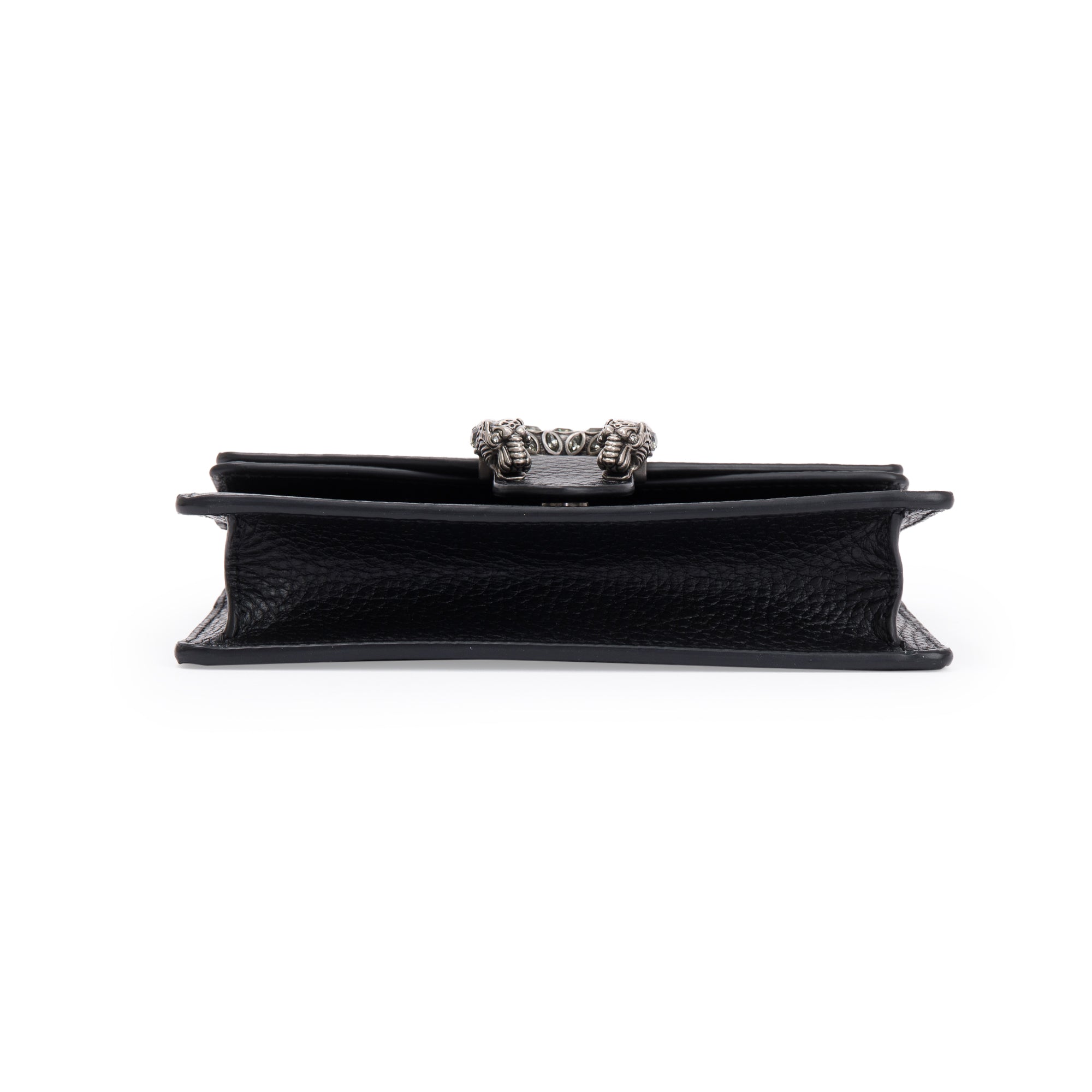 Gucci Dionysus Black Leather Super Mini Bag w/ Box