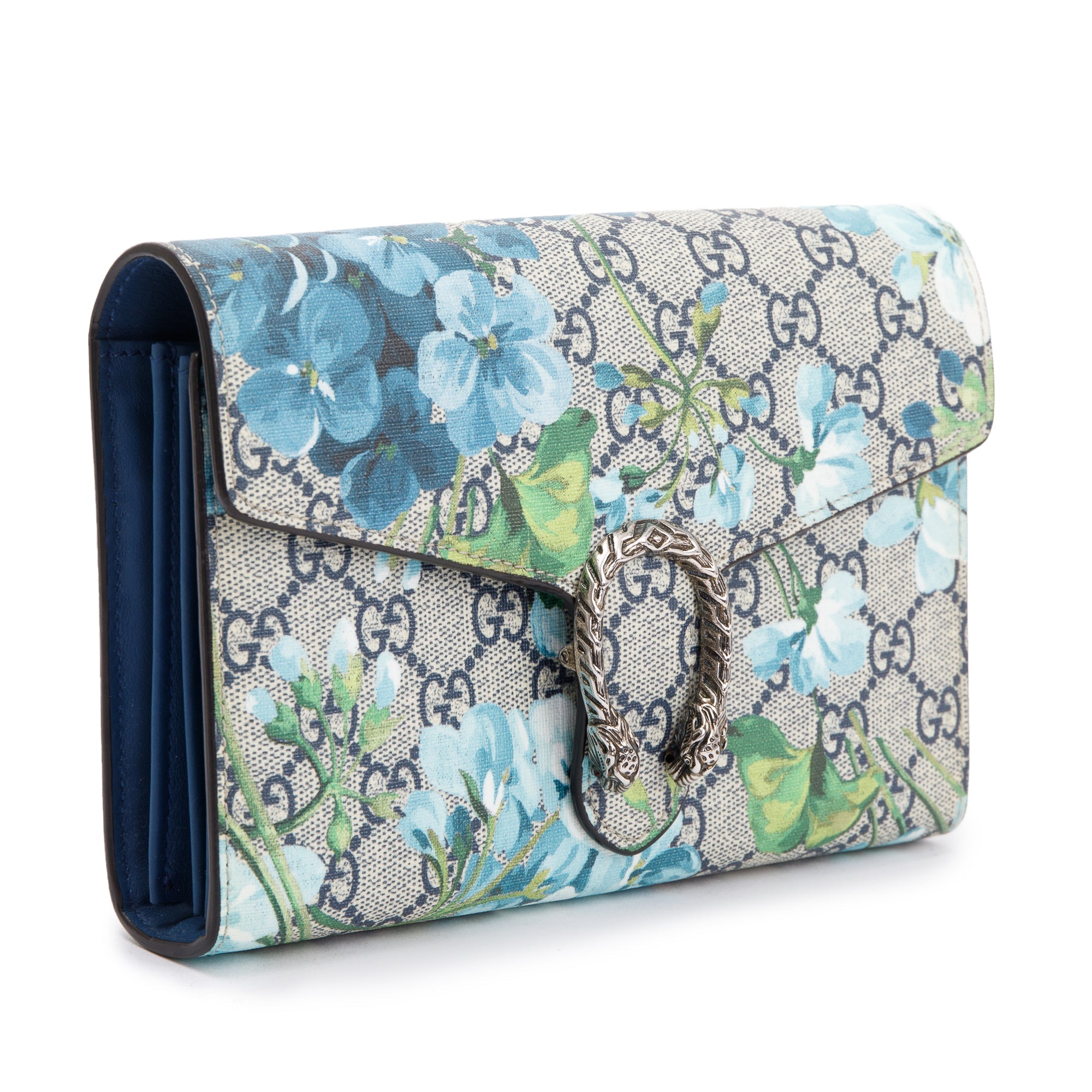 Gucci Dionysus GG Supreme Blooms Wallet on Chain w/ Box