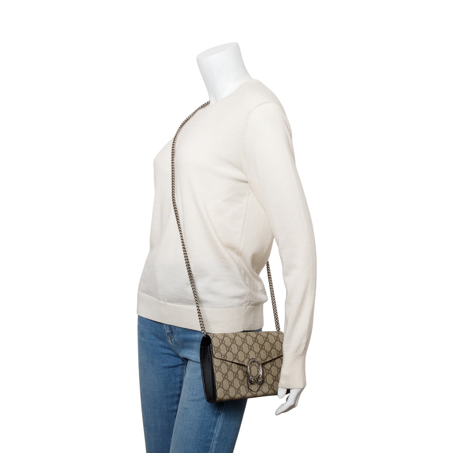 Gucci Dionysus GG Supreme Wallet on Chain