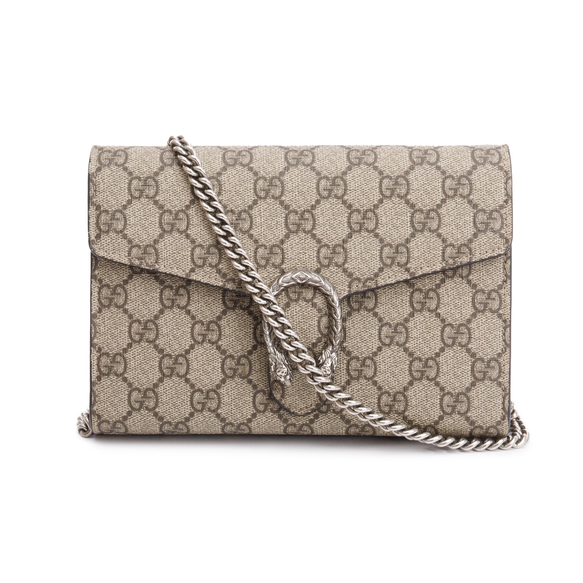 Gucci Dionysus GG Supreme Wallet on Chain w/ Box