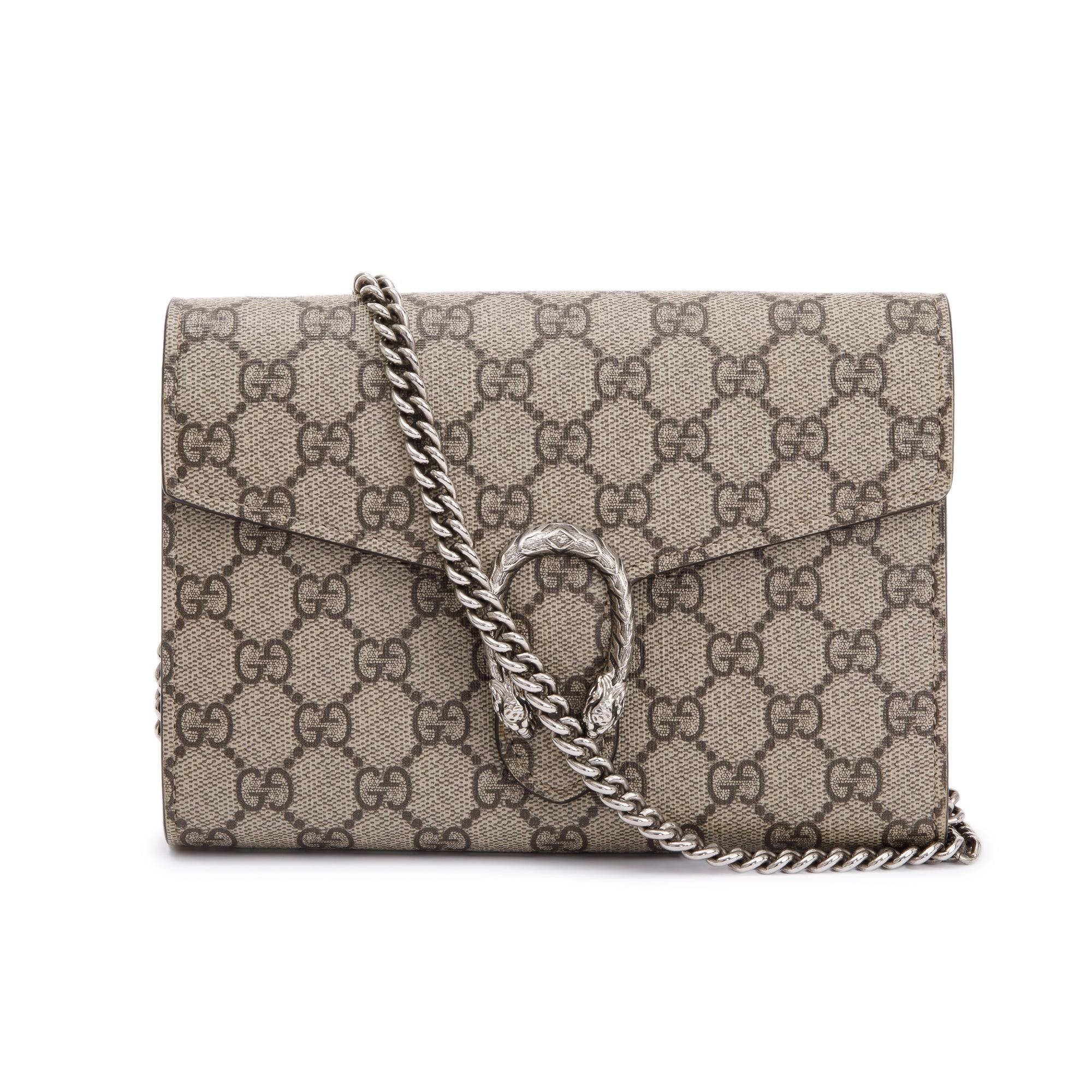 Gucci Dionysus GG Supreme Wallet on Chain w/ Box