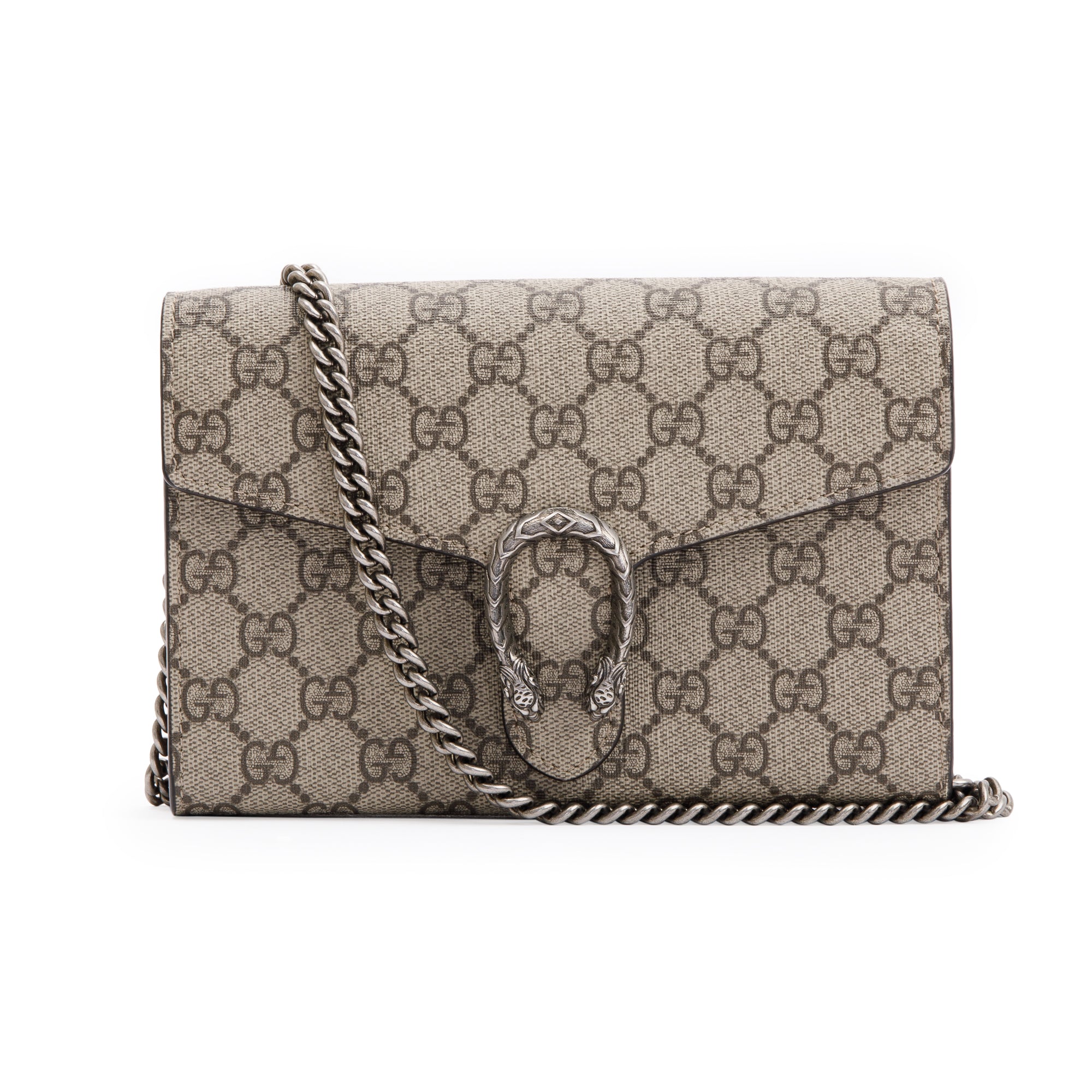 Gucci Dionysus GG Supreme Wallet on Chain w/ Box