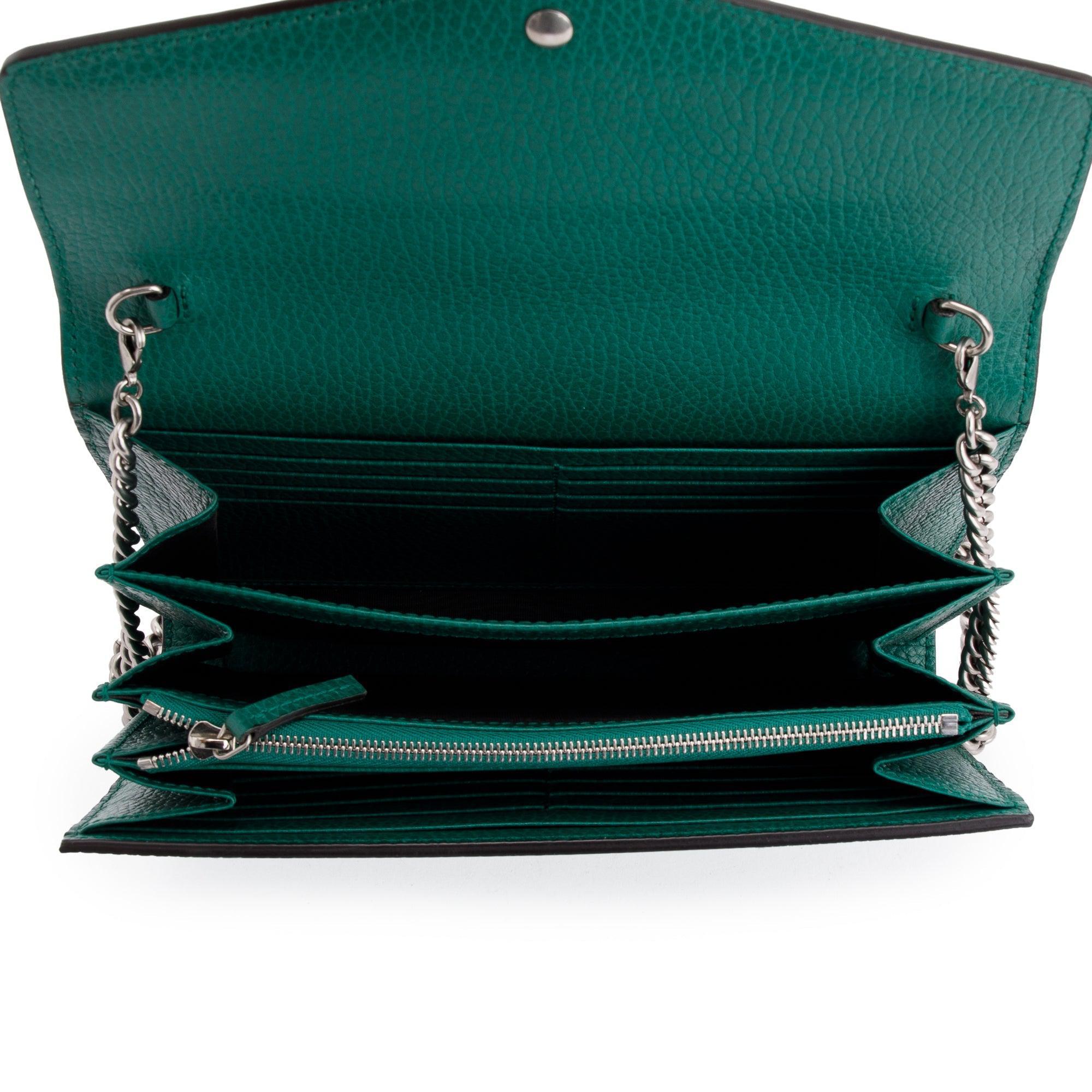 Gucci Dionysus Mini Leather Chain Wallet