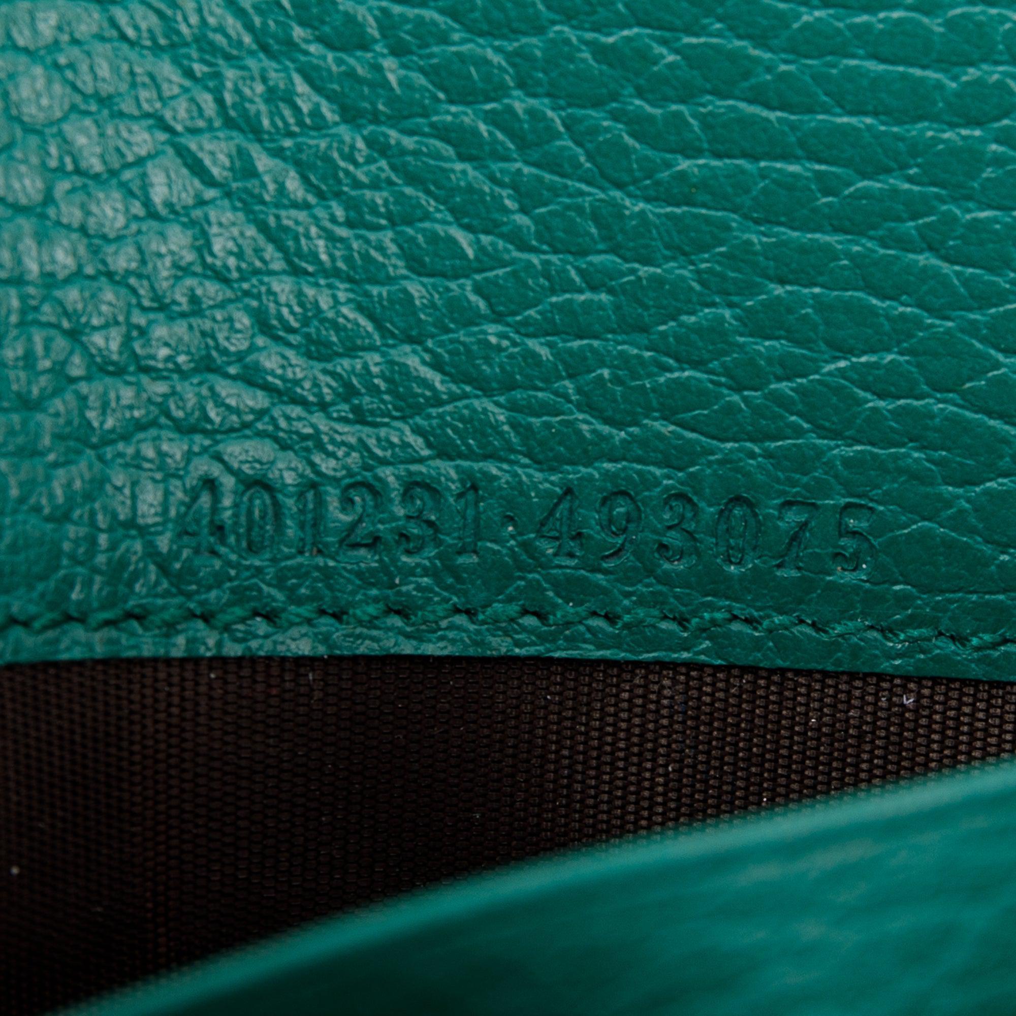 Gucci Dionysus Mini Leather Chain Wallet w/ Box