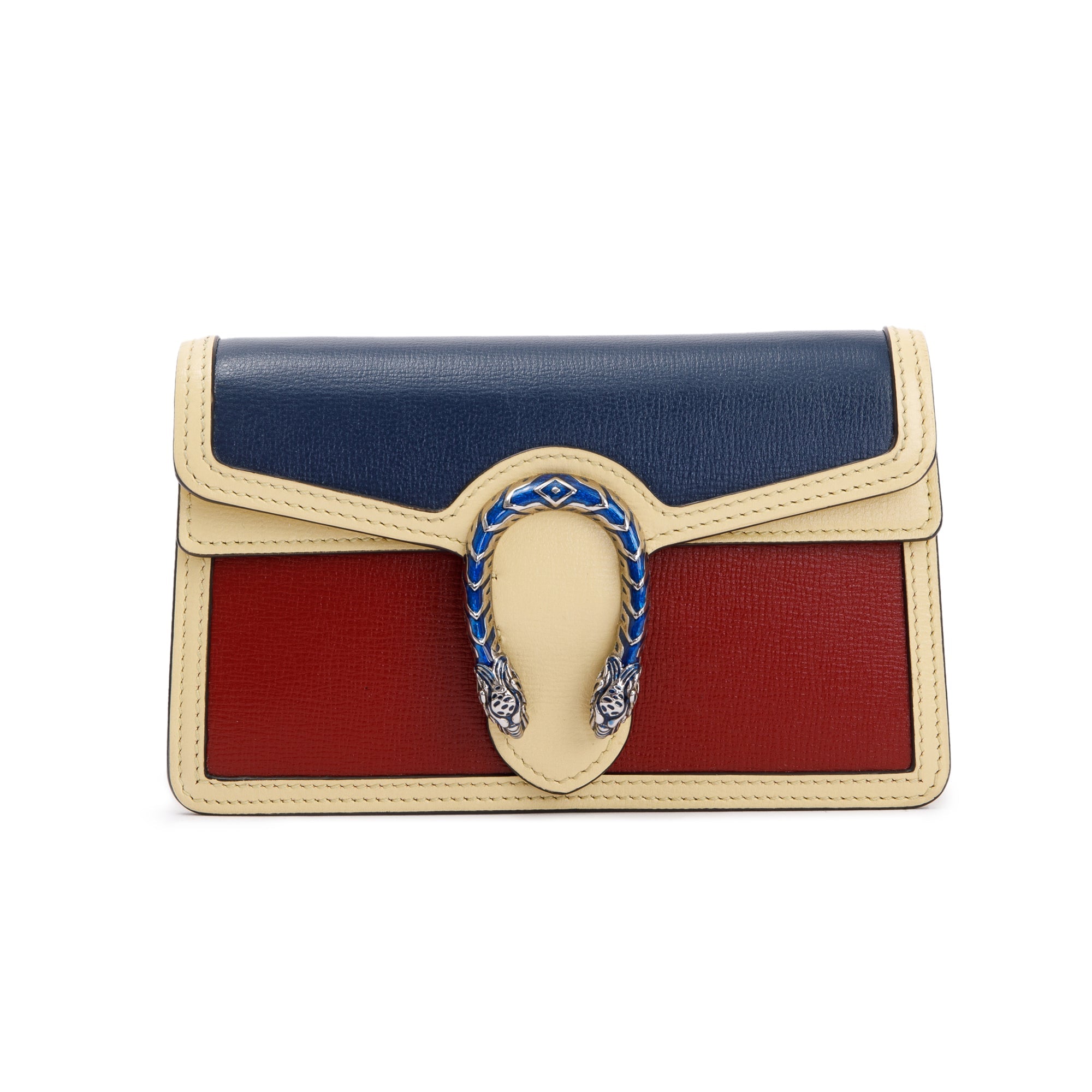 Gucci Dionysus Tricolor Leather Super Mini Bag
