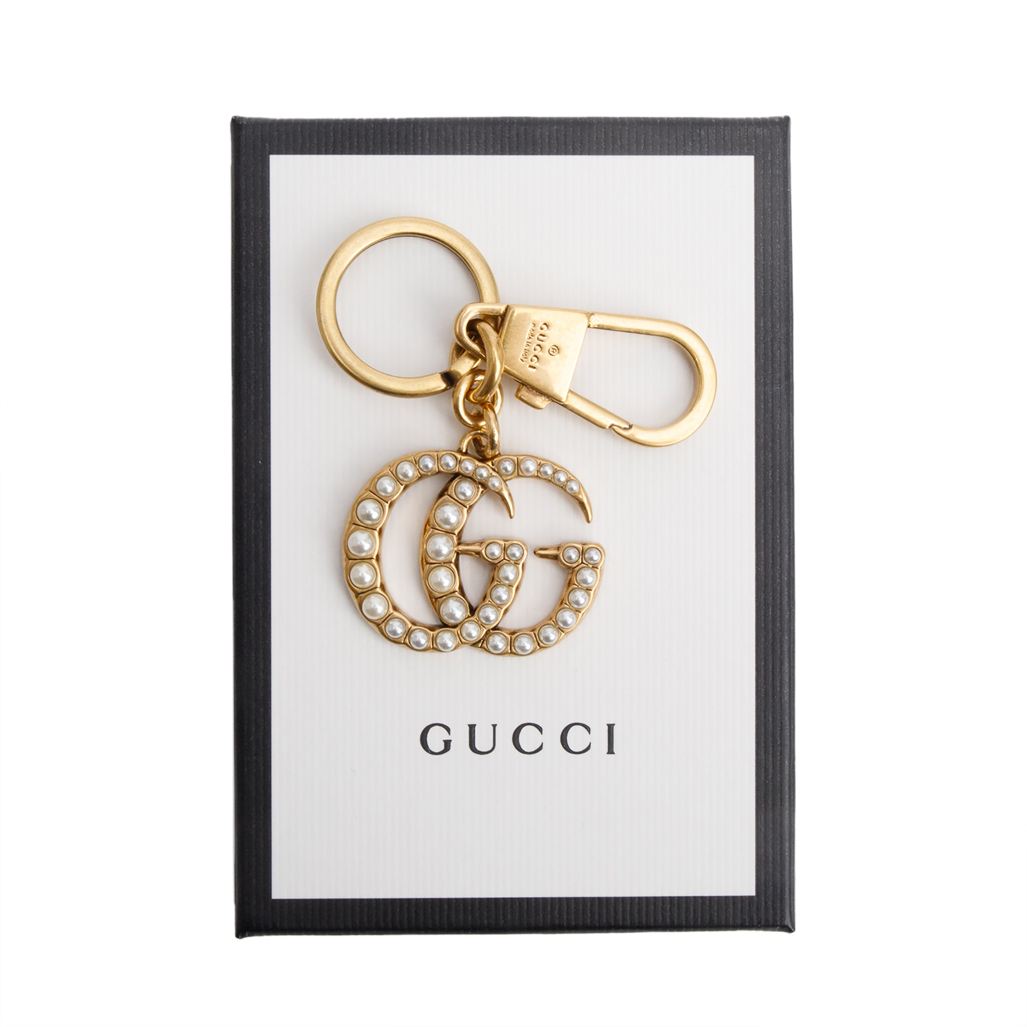 Gucci Double G Key Chain w/ Box