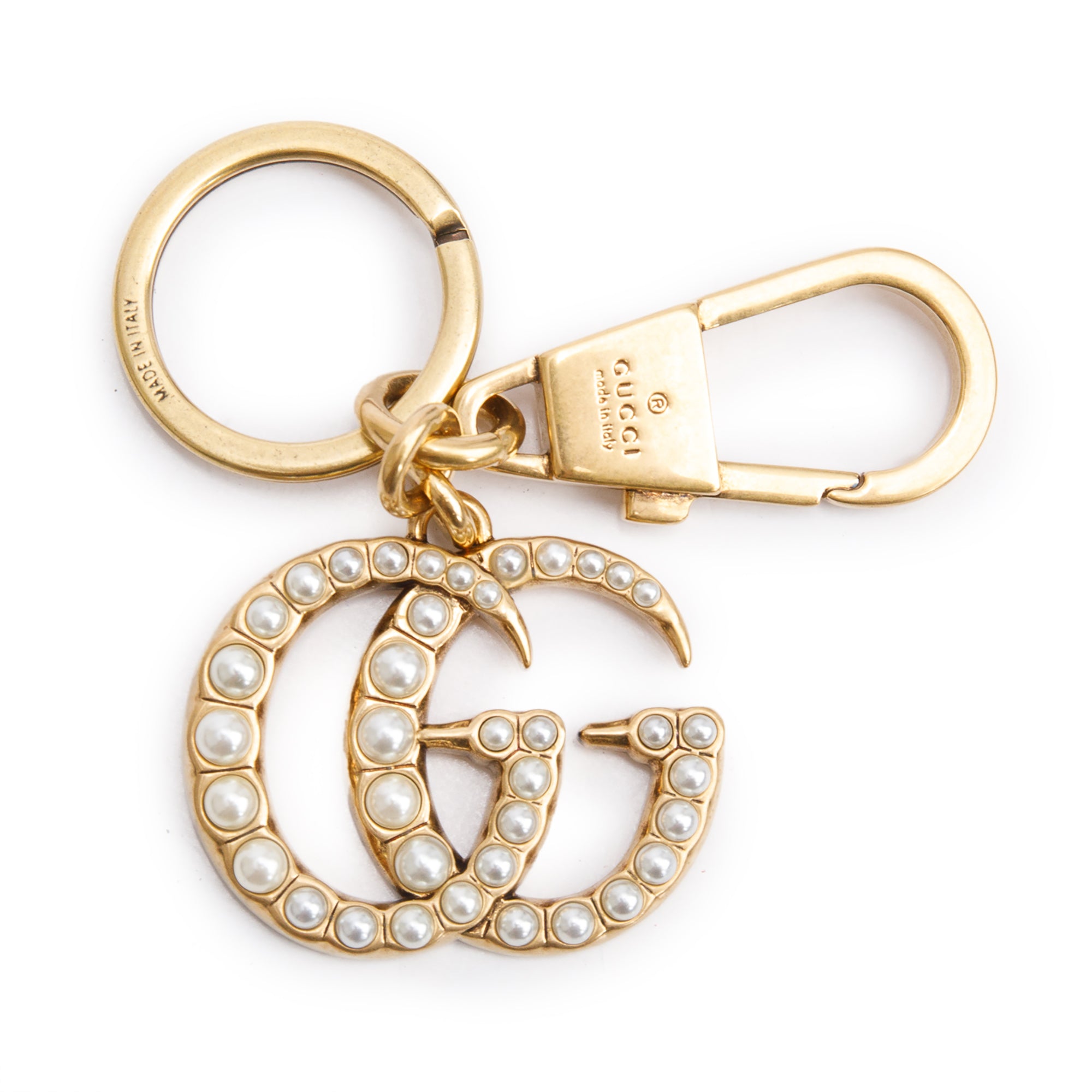 Gucci Double G Key Chain w/ Box