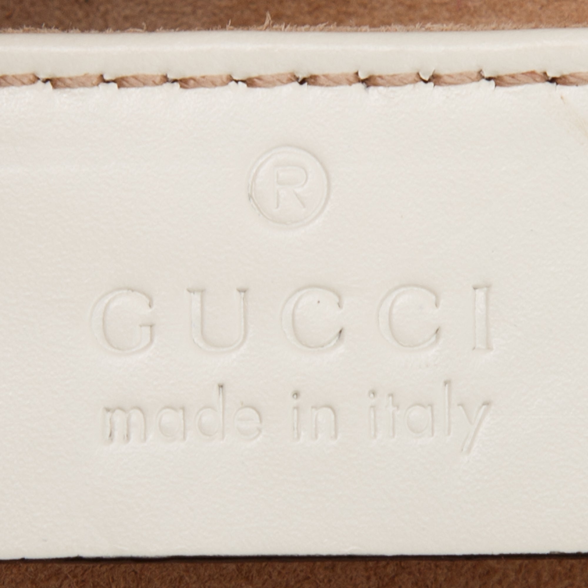 Gucci Embroidered Studded Small GG Padlock Shoulder Bag