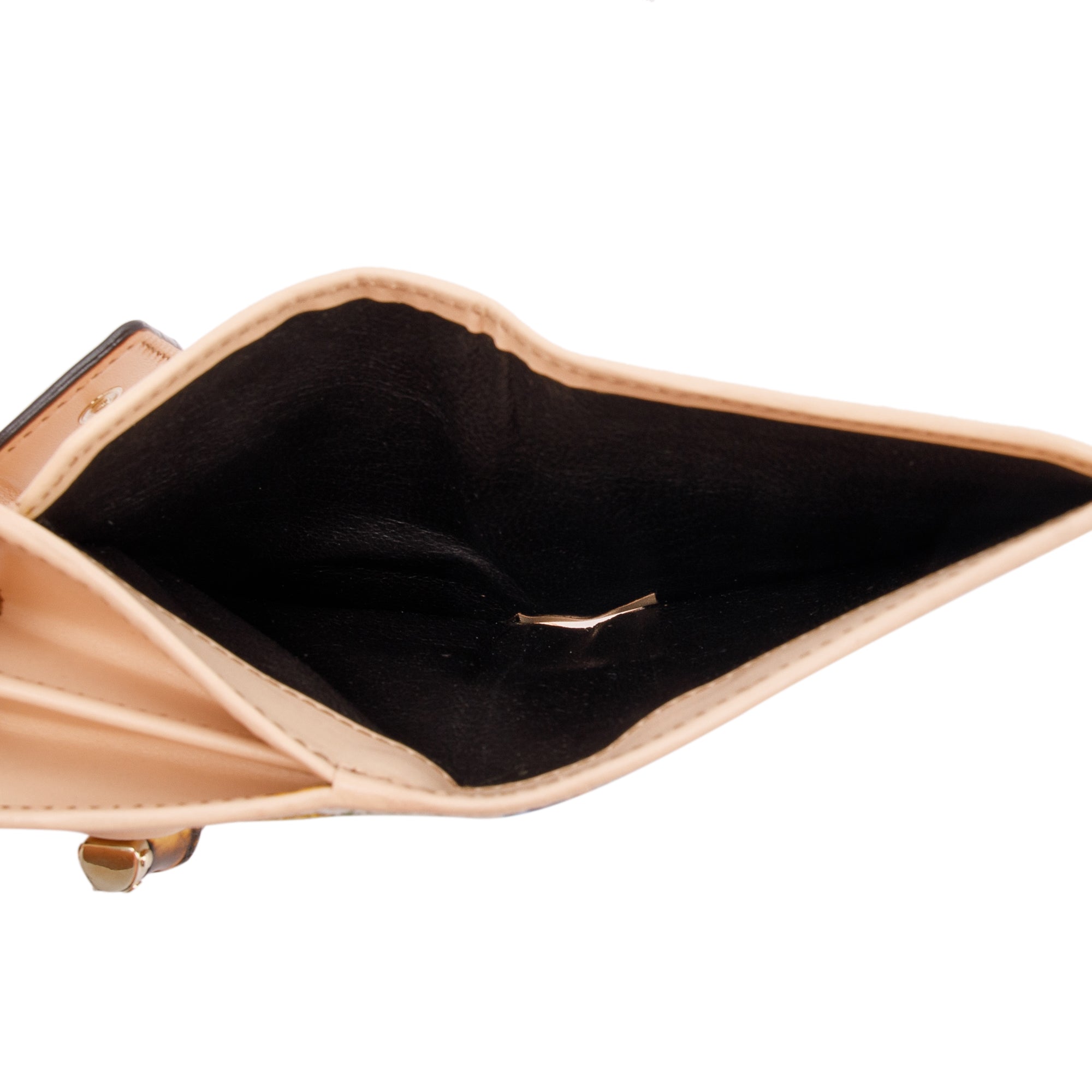 Gucci Flora Canvas Bamboo Wallet