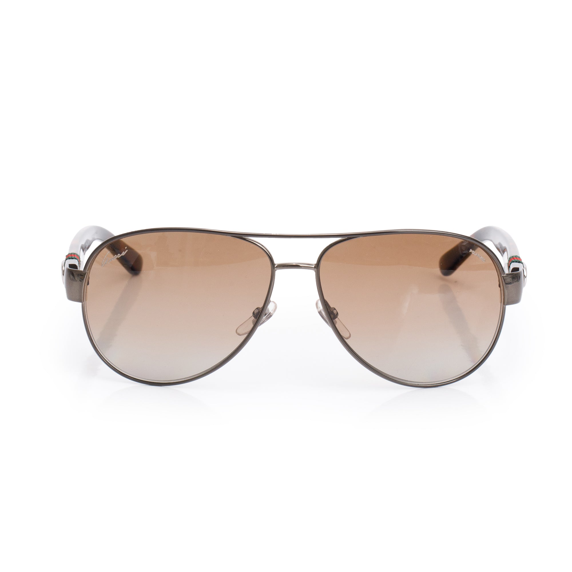 Gucci GG 04282/S Gun-Metal Frame Aviator Sunglasses w/ Case