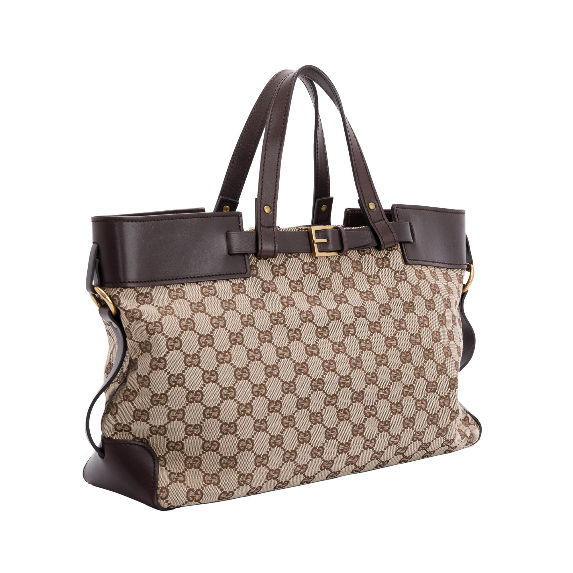 Gucci GG Canvas Belt Tote