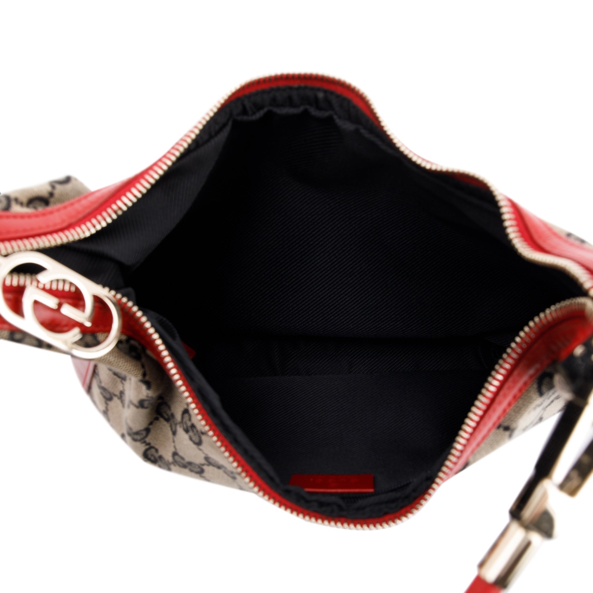 Gucci GG Canvas Clasp Hobo