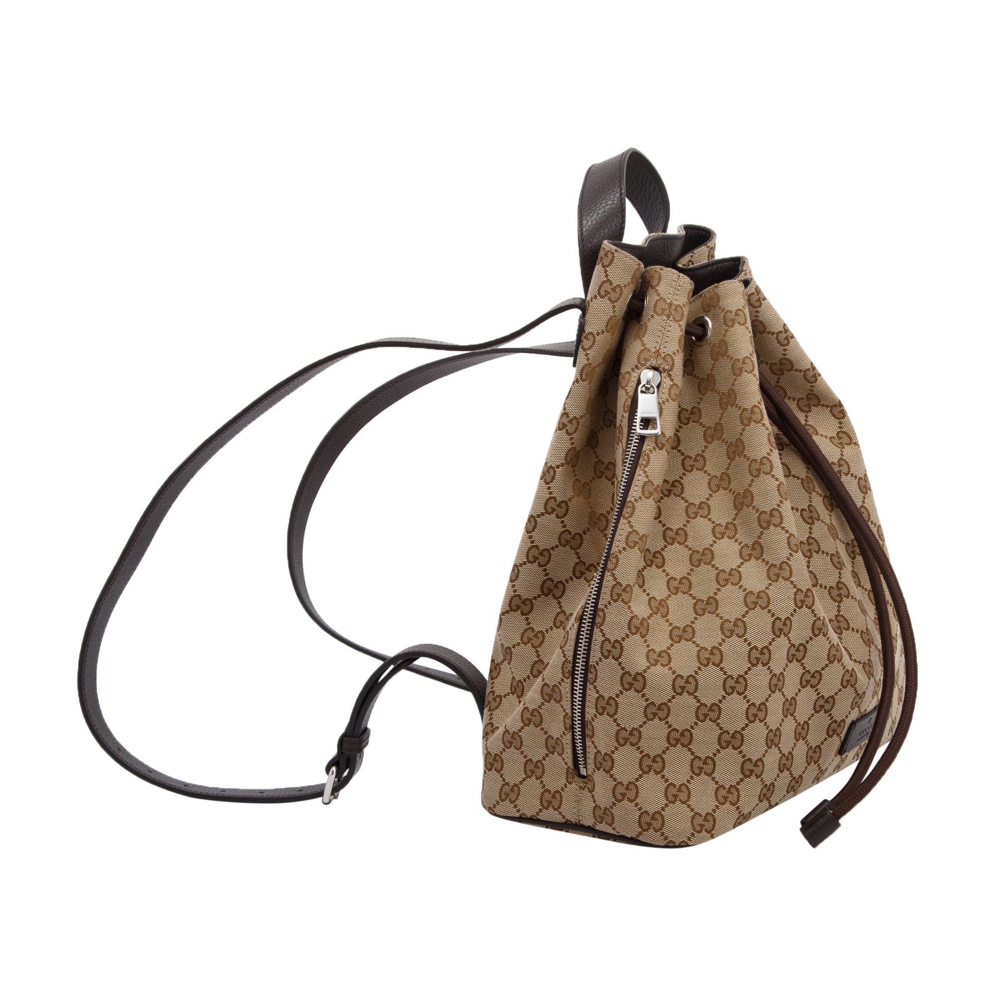 Gucci GG Canvas Drawstring Backpack