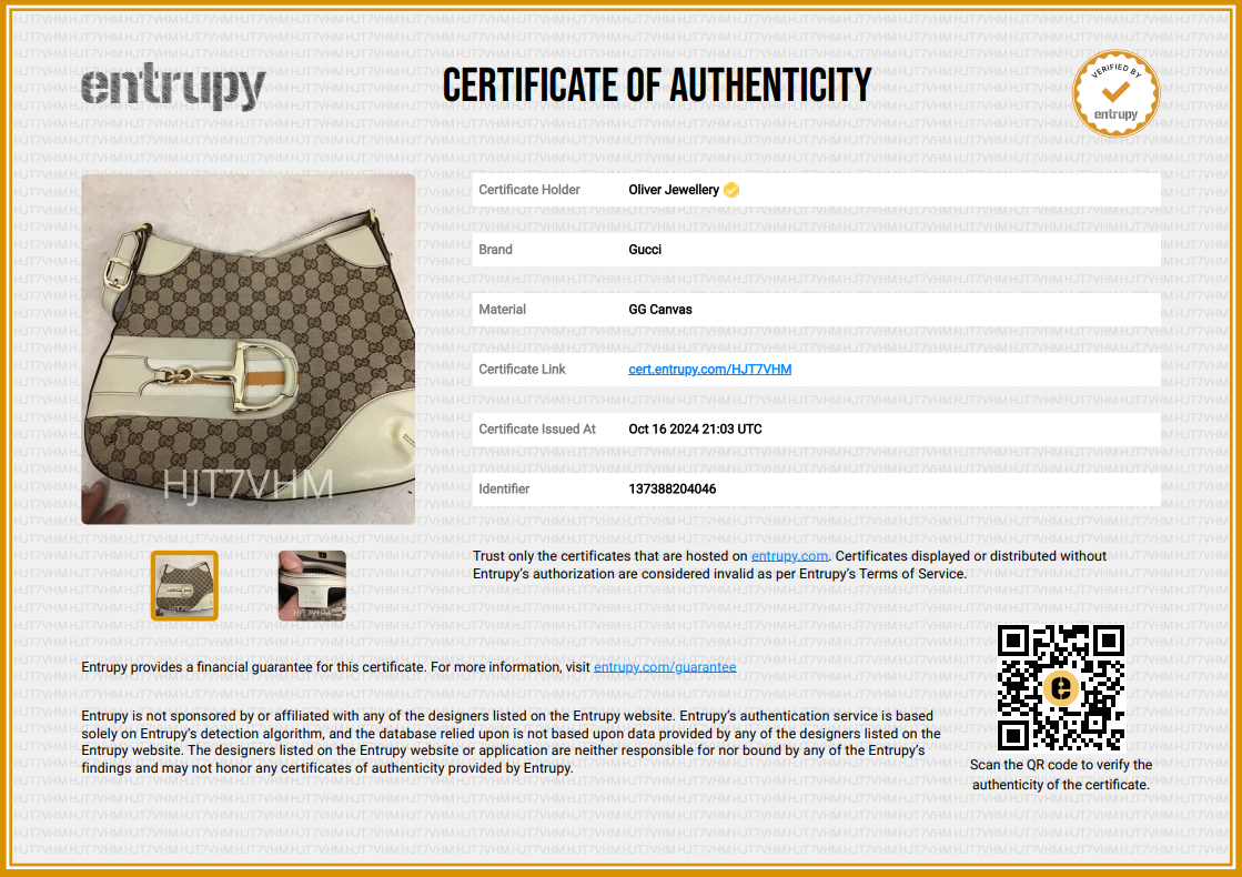 Gucci GG Canvas Hasler Hobo Bag