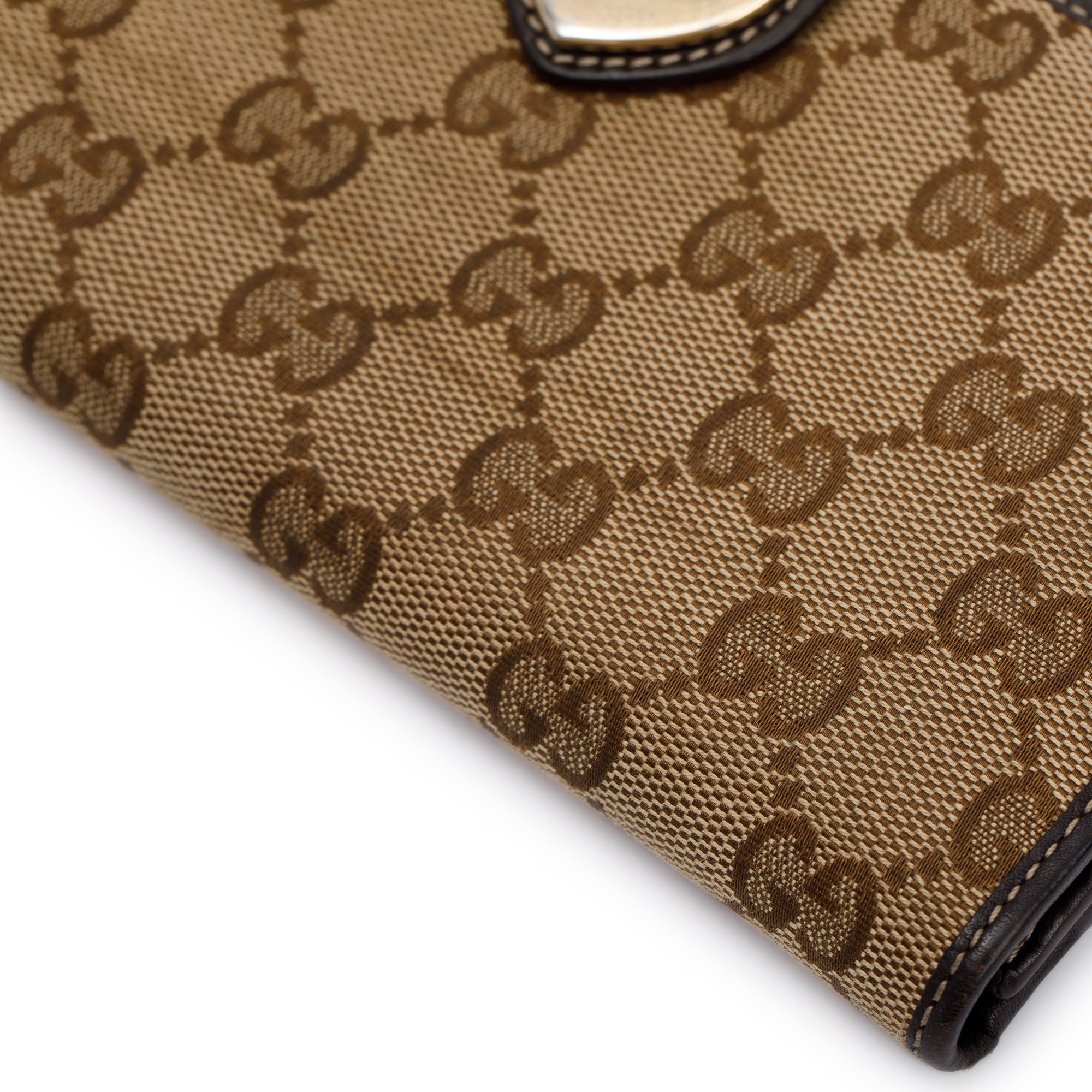 Gucci GG Canvas Heart Continental Wallet