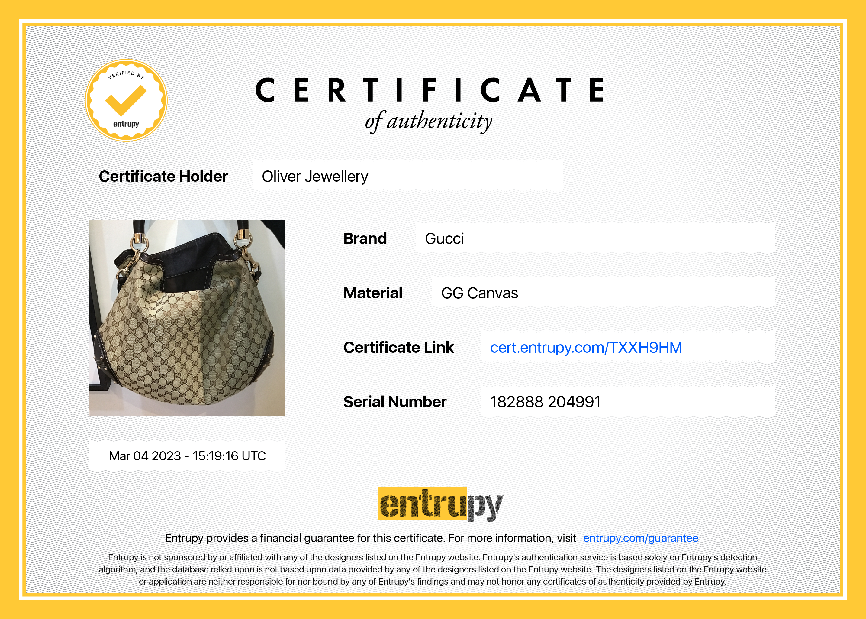 Gucci GG Canvas Large Indy Hobo w/ Strap