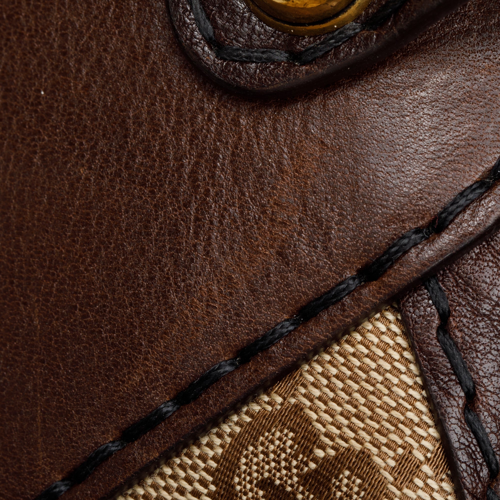 Gucci GG Canvas Large Jockey Hobo