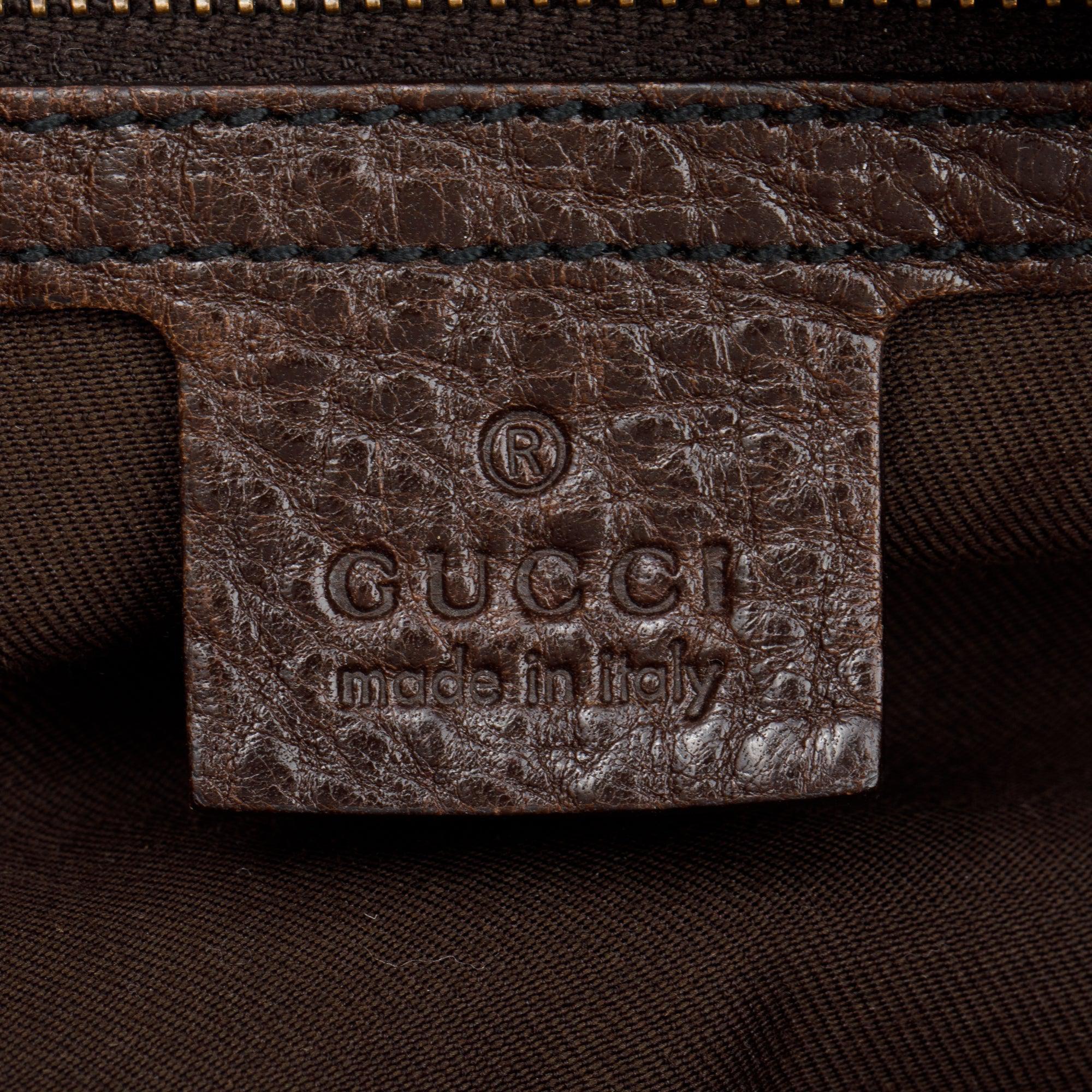 Gucci GG Canvas Large Jockey Hobo